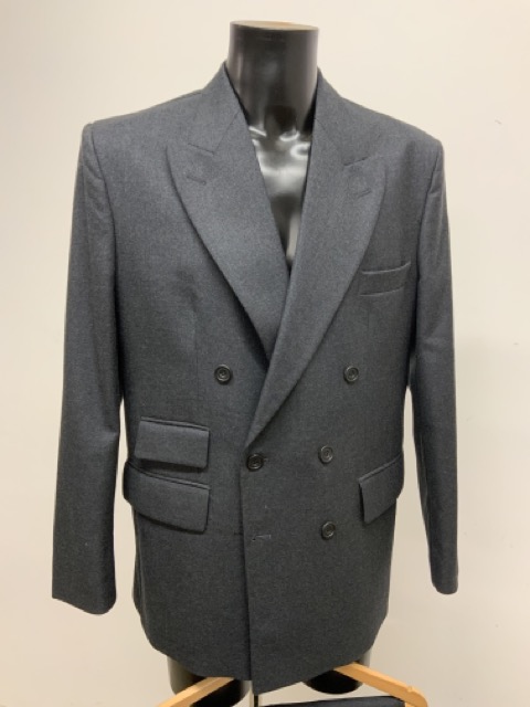 A two piece double breasted wool suit by Pakeman & Catto Carter. 42C 36W - Image 2 of 4