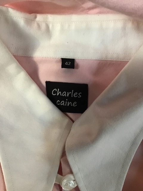 Chester Barrie bespoke shirt including 2 others. Charles Caine Pink shirt 42, Ben Sherman stripe - Image 7 of 7
