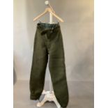 Military wool trousers. 30" waist, inside leg 33"