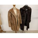 Two 1940s fur coats.