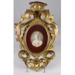 TWO PORTRAIT MINIATURES: LOUIS XVI AND MARIE ANTOINETTE