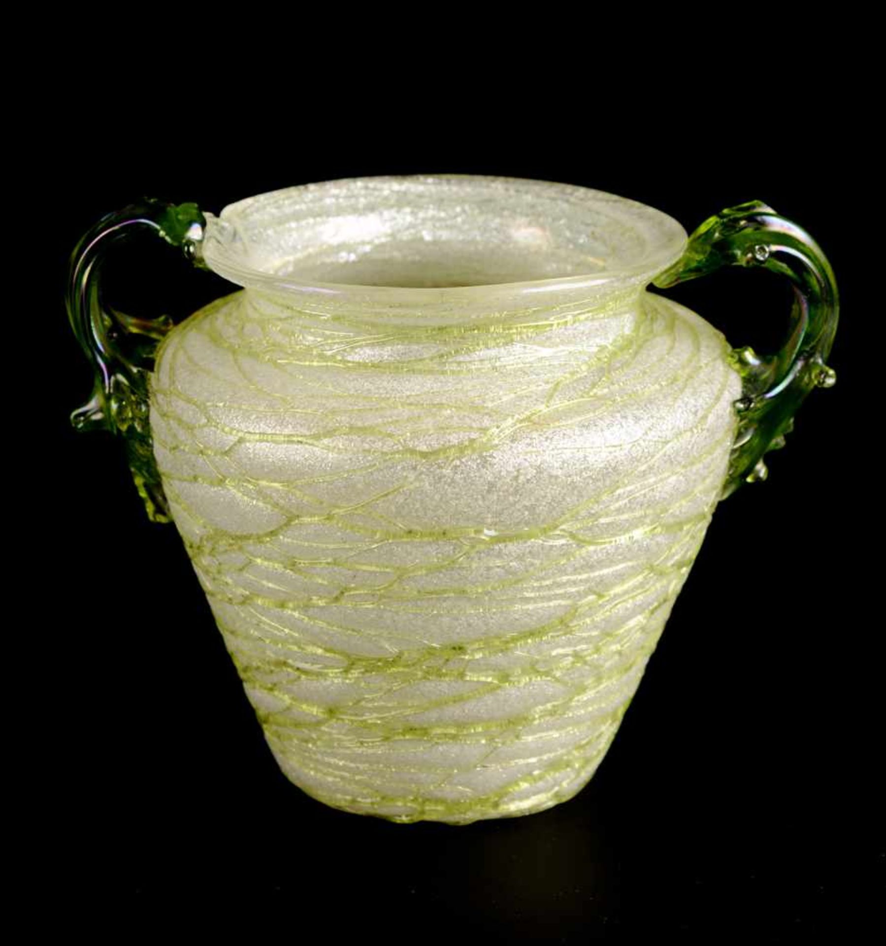 VASE WITH TWO HANDLES