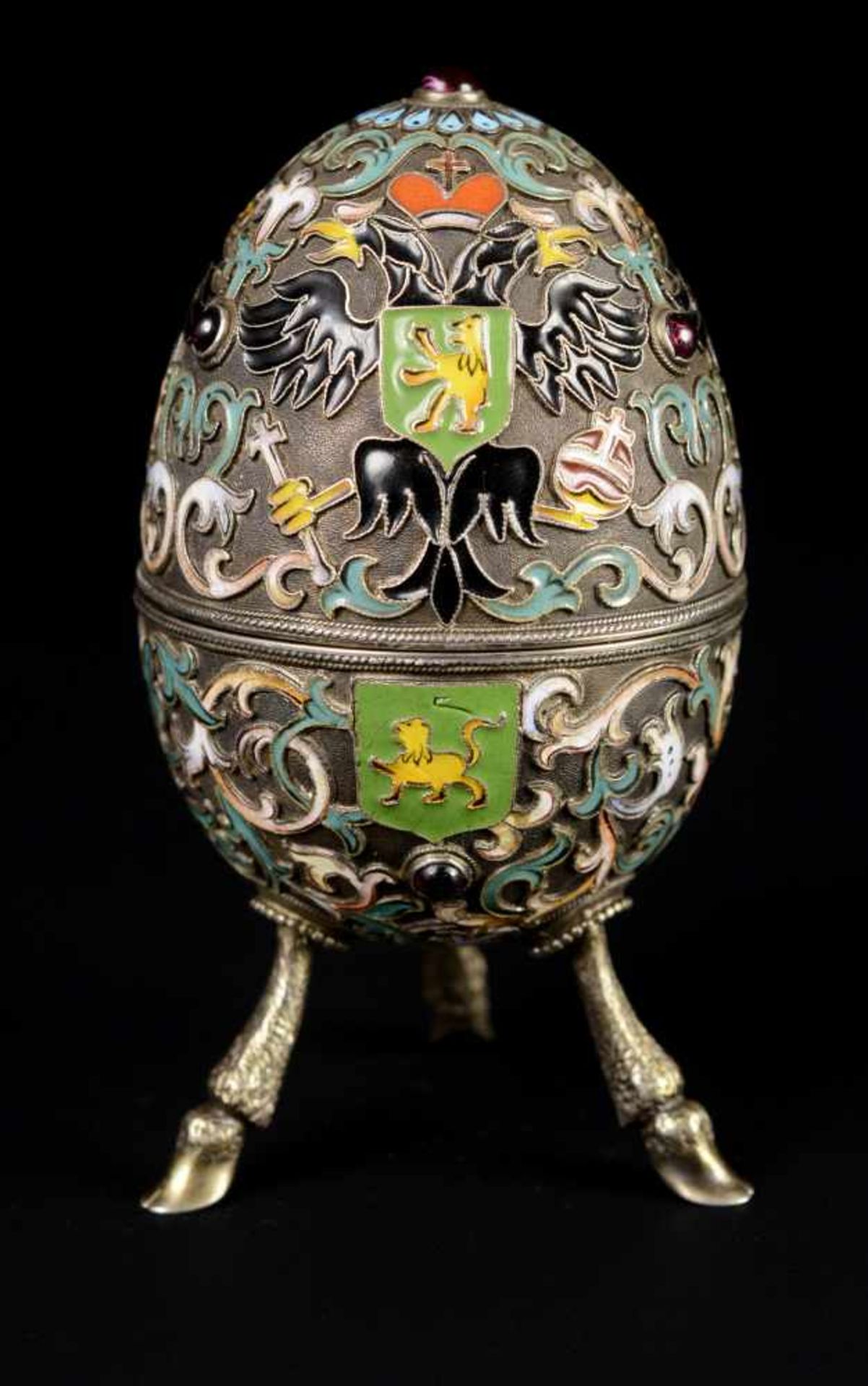 SILVER BOX - EGG