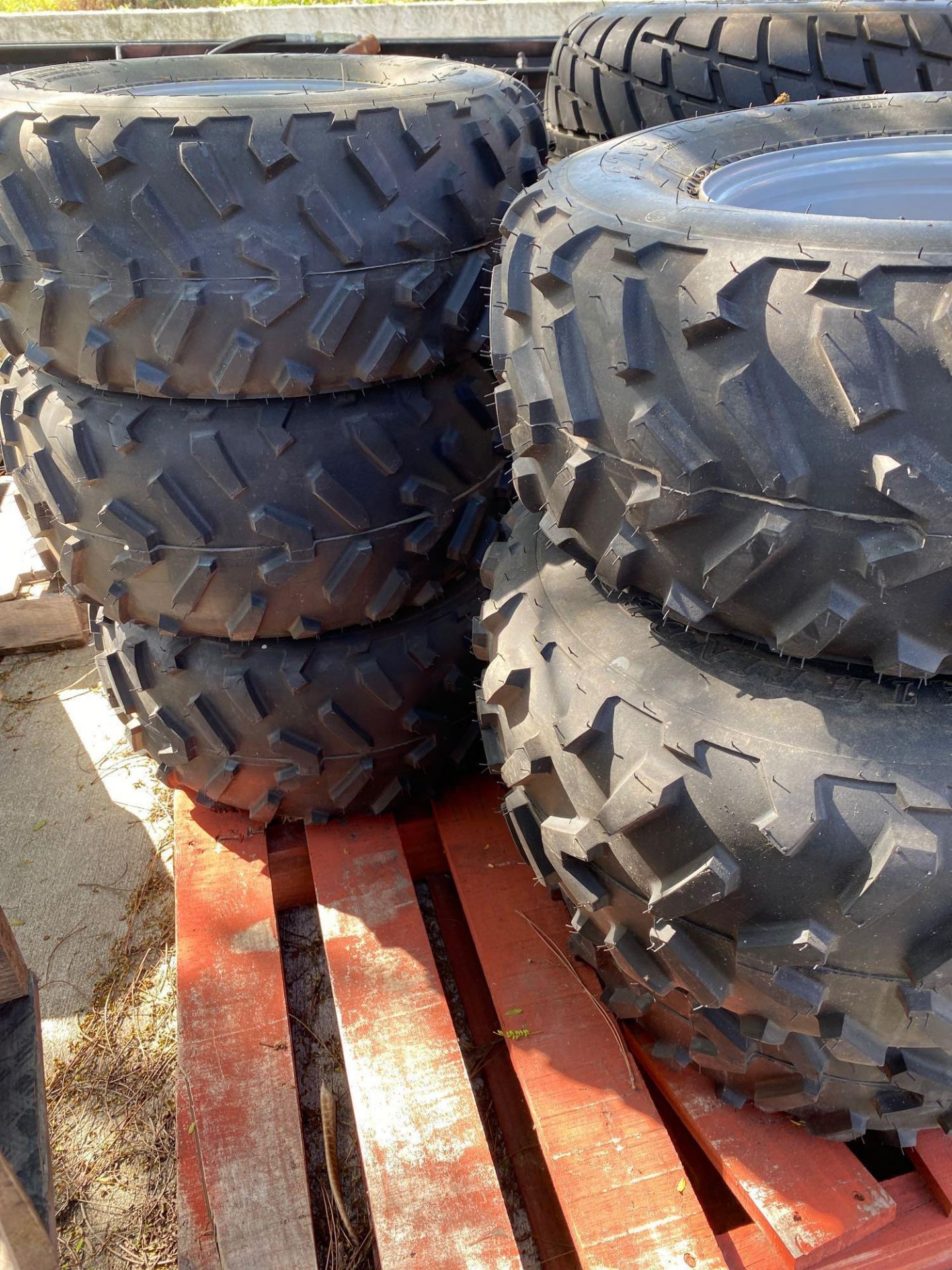 9 NEW TIRES WITH RIMS - Image 2 of 2