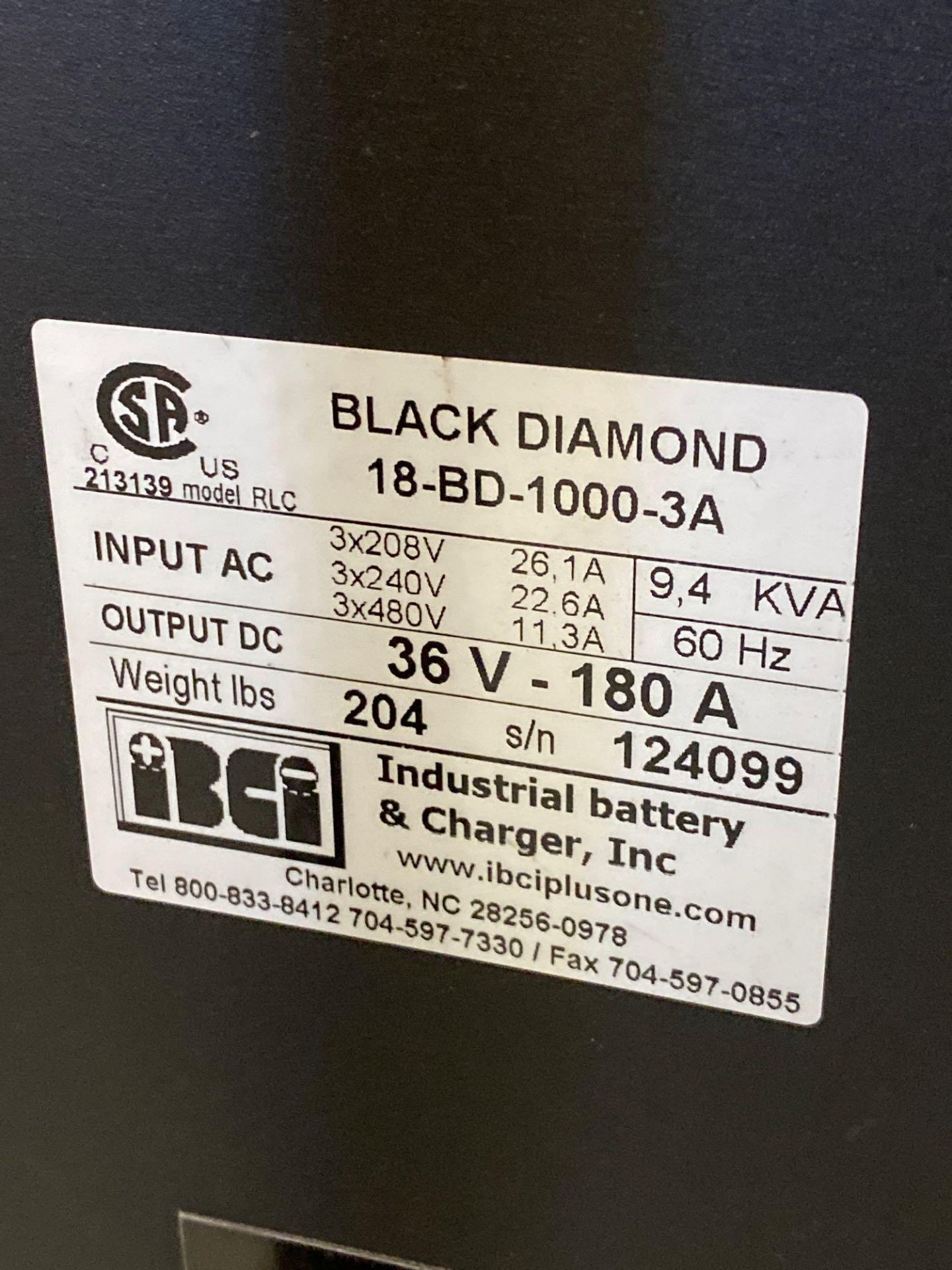 BLACK DIAMOND 36V BATTERY CHARGER - Bild 2 aus 3