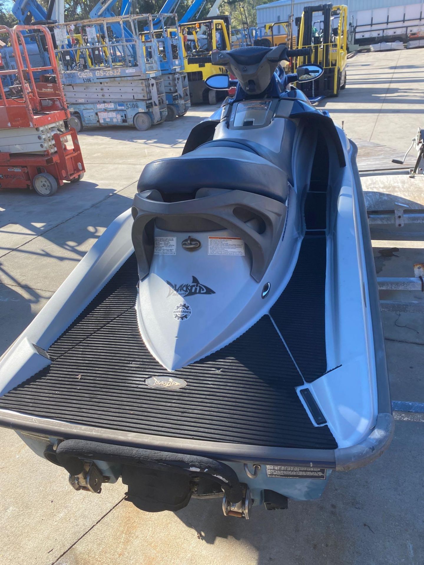 2004 SEADOO GTI WAVE RUNNER WITH TRAILER, UPDATED EXHAUST, UPDATED INTAKE MANIFOLD, UPDATED IMPELLER - Image 4 of 9