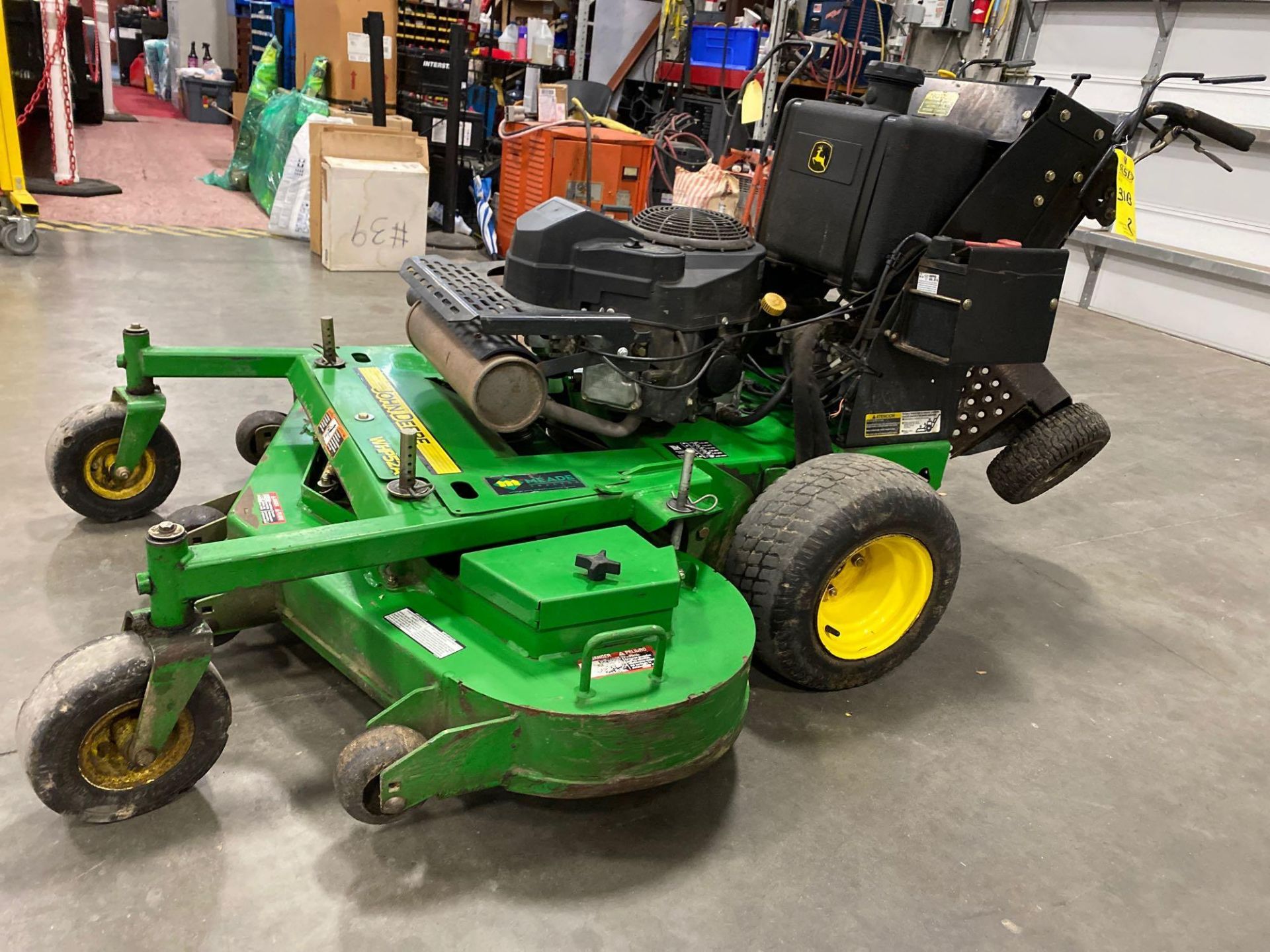 2016 JOHN DEERE WHP52A STAND ON MOWER, 1,362 HOURS SHOWING, 52" DECK, GAS POWERED, RUNS AND OPERATES - Image 2 of 8