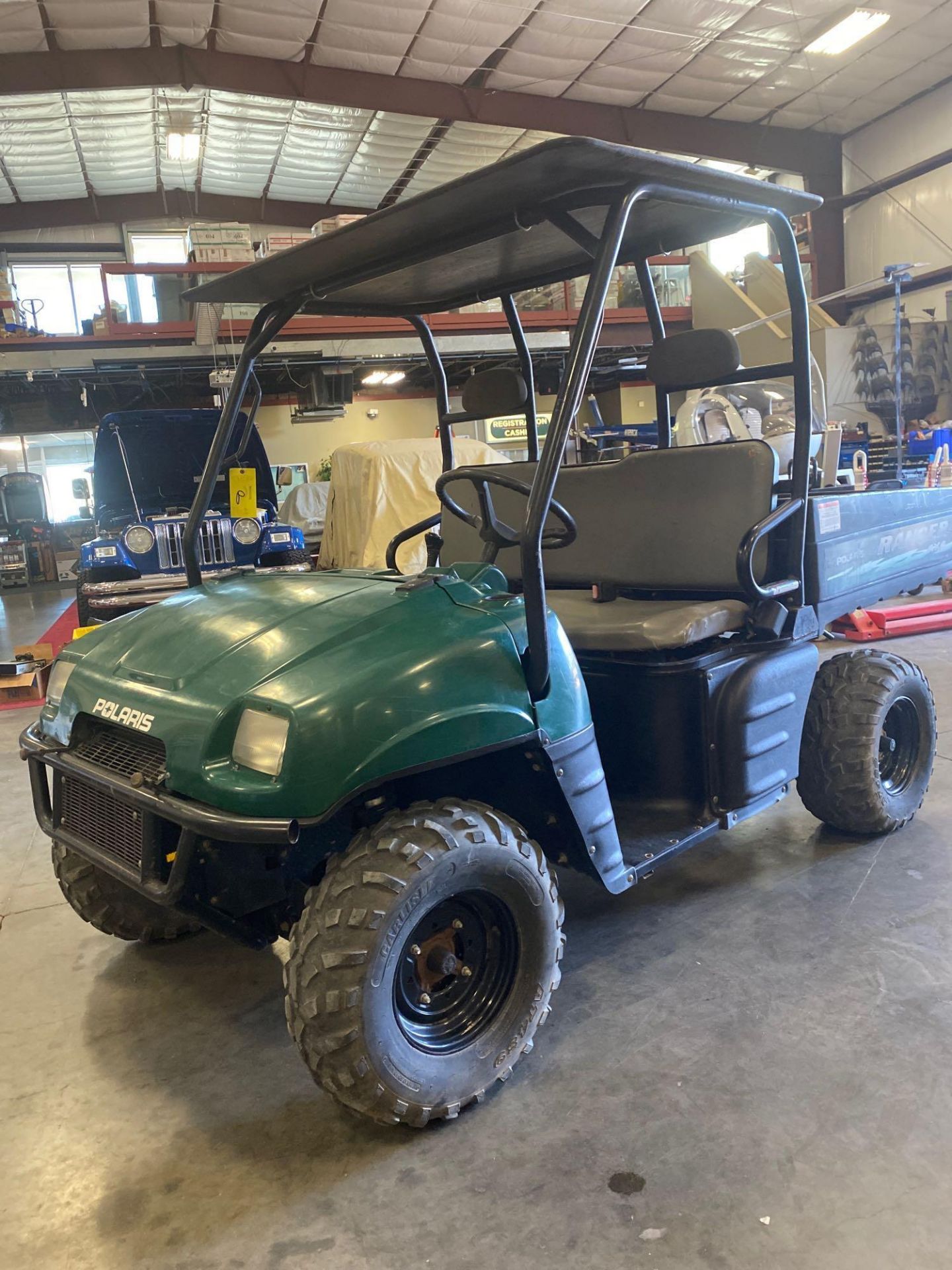 POLARIS RANGER 4x4 UTV, DUMP BED, HITCH, 699 HOURS SHOWING, RUNS AND DRIVES - Image 2 of 8