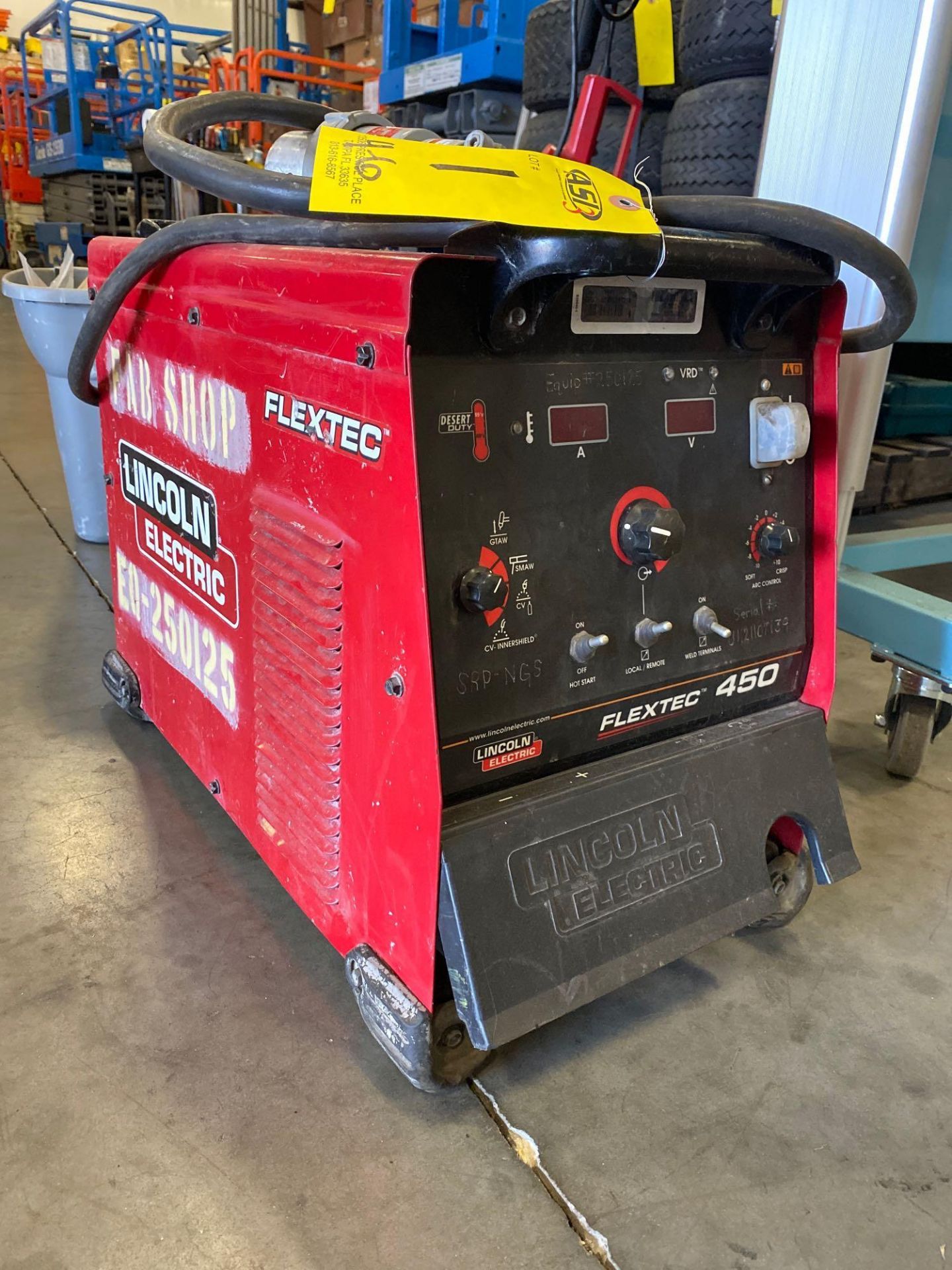 LINCOLN ELECTRIC FLEXTEC 450 WELDER - Image 4 of 7