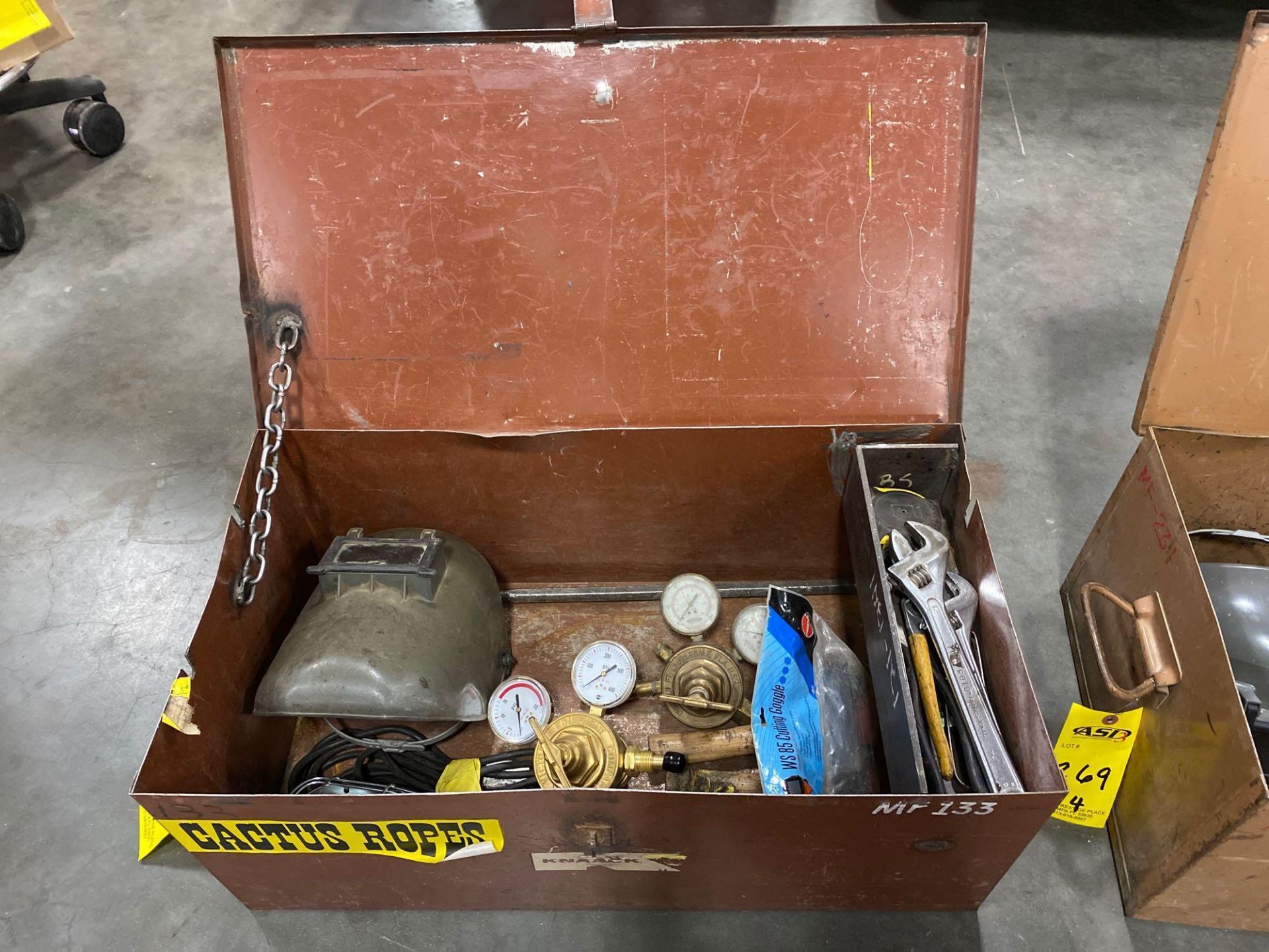 ASSORTED WELDING EQUIPMENT AND STORAGE BINS - Image 2 of 4