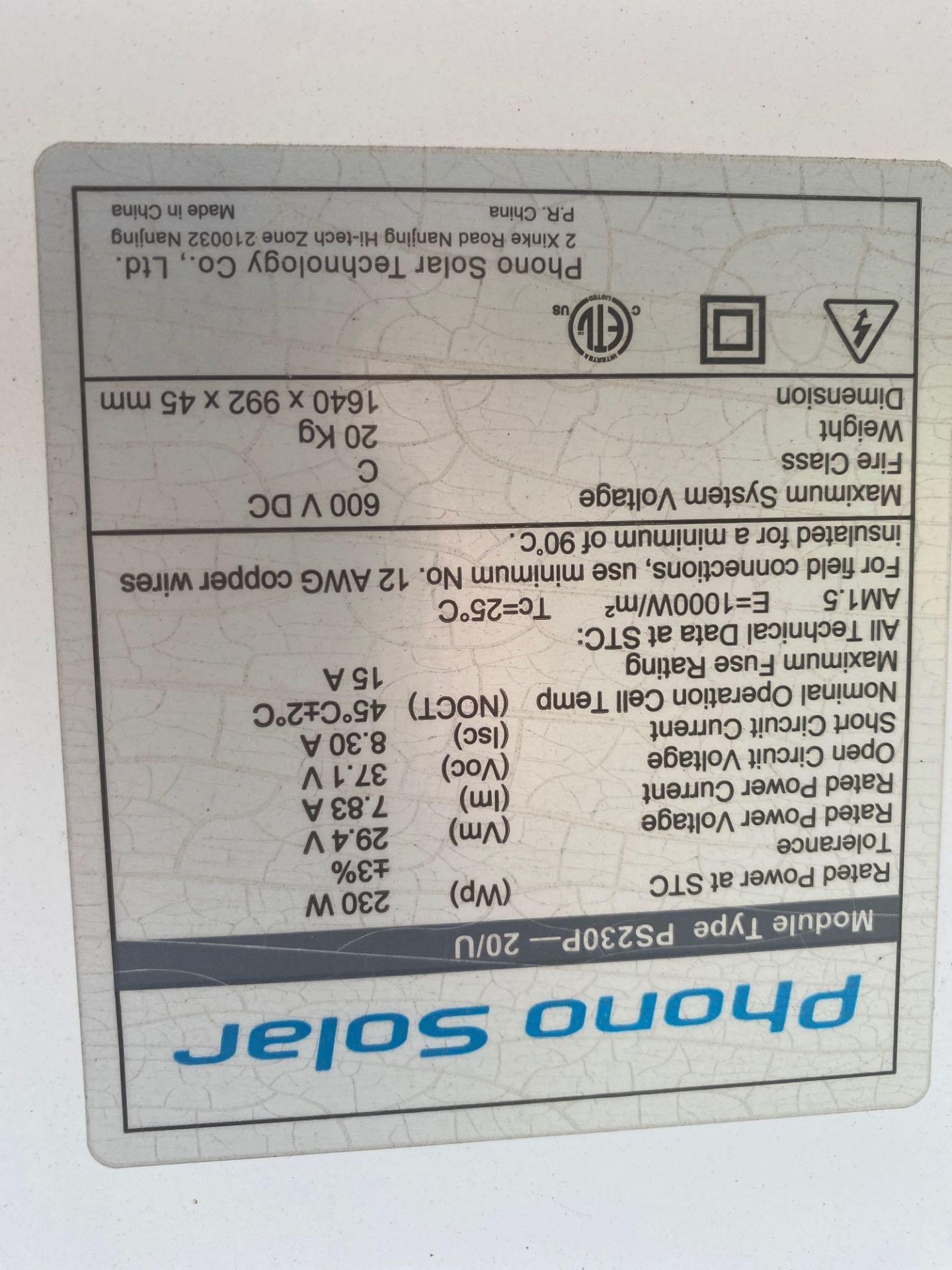 2011 MOBILE SOLAR POWER GENERATOR TRAILER, DUAL 5,200 LB AXLES, TEN 230 WATT SOLAR PANELS (ADJUSTABL - Image 8 of 12