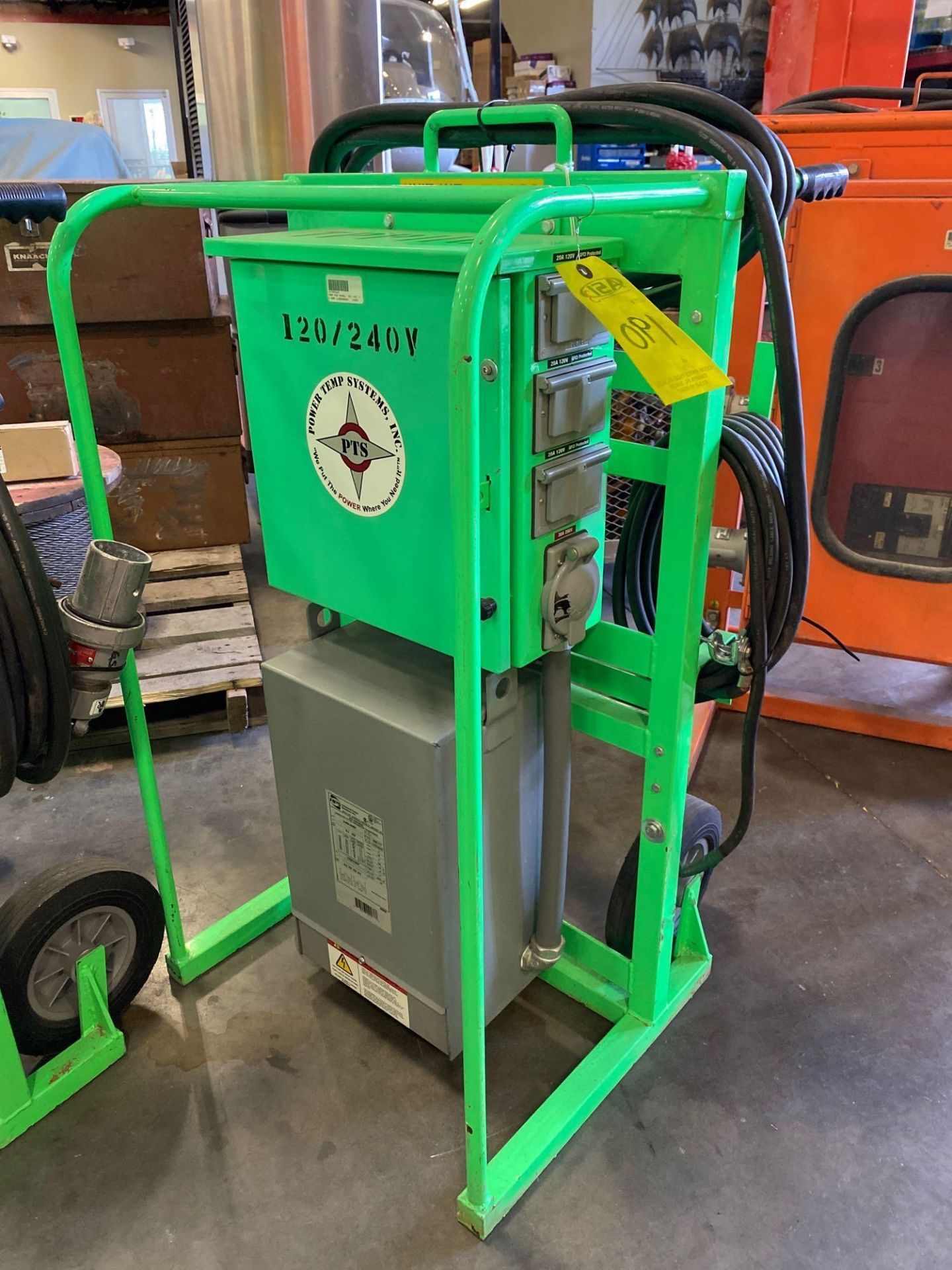 POWER TEMP SYSTEMS, INC POWER DISTRIBUTION CART, TESTED - Image 2 of 10