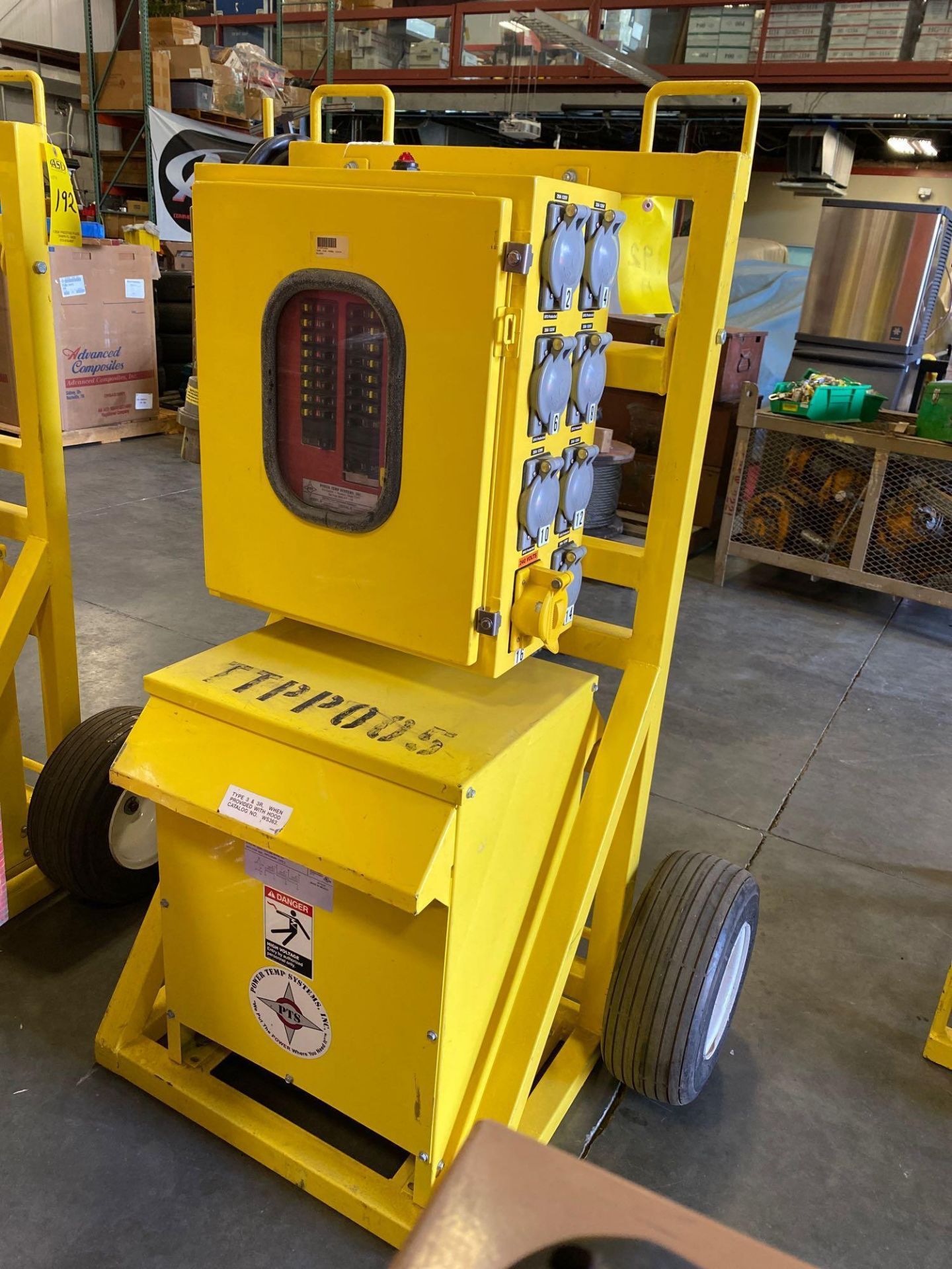 POWERTEMP GFT-30-Y POWER DISTRIBUTION CART, 36/83 AMP - Image 2 of 14