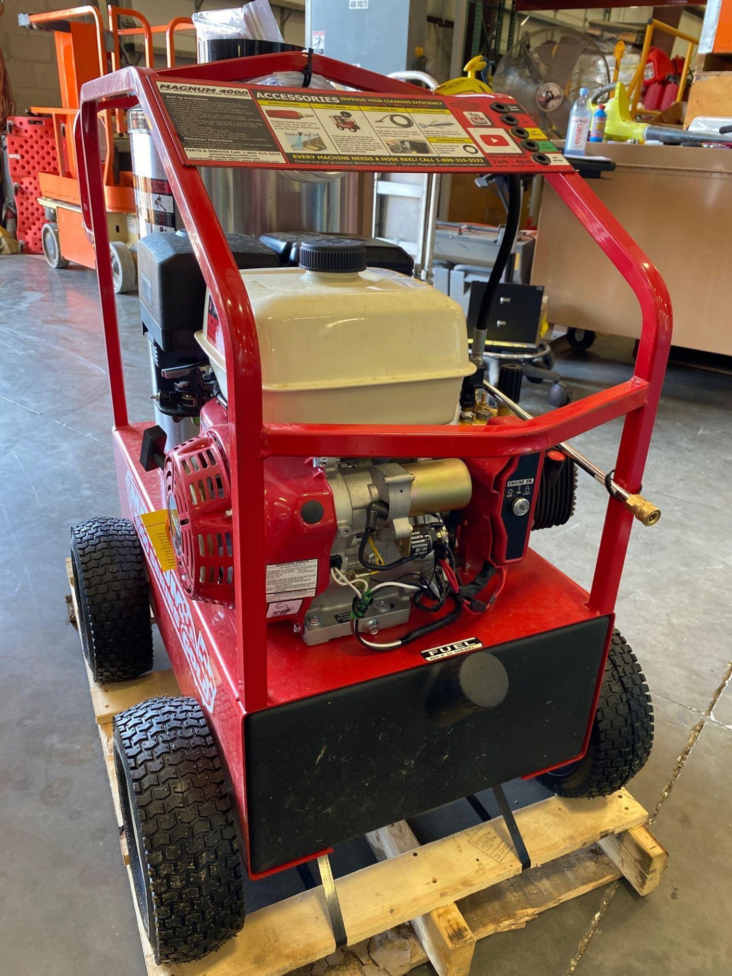 NEW/UNUSED 2020 EASY-KLEEN HEATED PRESSURE WASHER, ELECTRIC START - Image 12 of 12