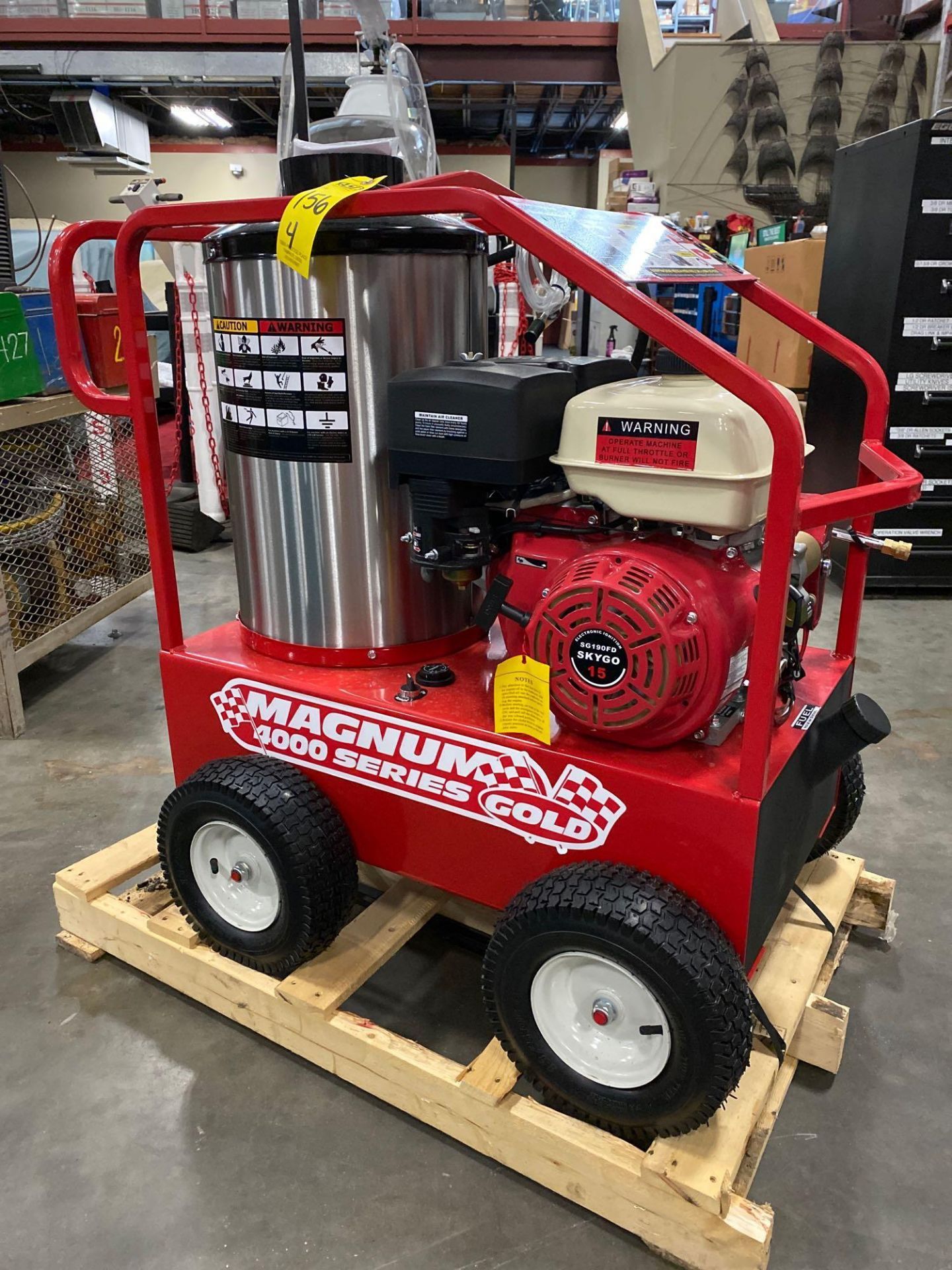 NEW/UNUSED 2020 EASY-KLEEN HEATED PRESSURE WASHER, ELECTRIC START