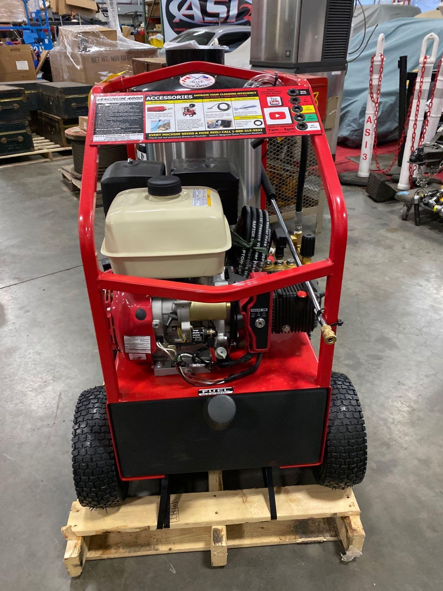 NEW/UNUSED 2020 EASY-KLEEN HEATED PRESSURE WASHER, ELECTRIC START - Image 4 of 14