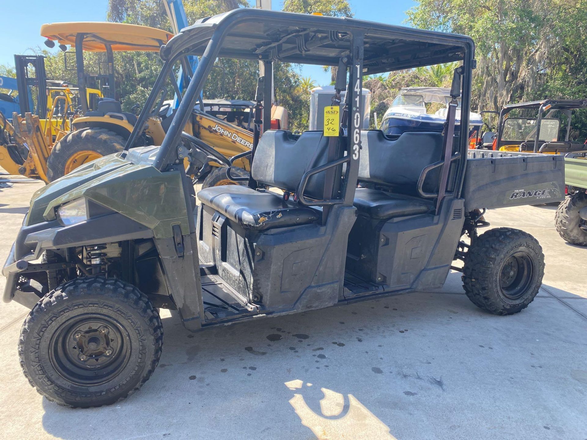 2015 POLARIS RANGER CREW CAB UTV, HITCH, RUNS & DRIVES - Image 2 of 7