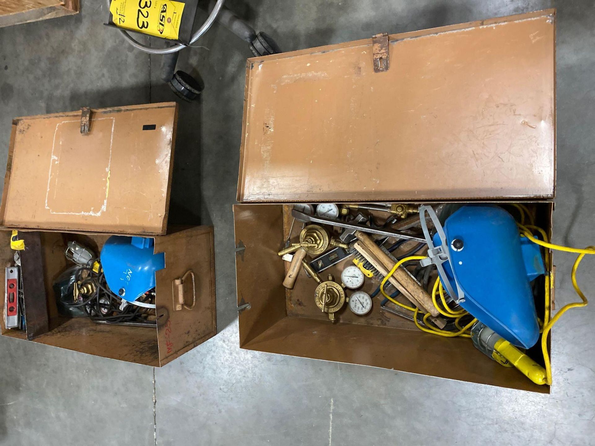 TWO KNACK BOXES WITH WELDING SUPPLIES - Image 7 of 8