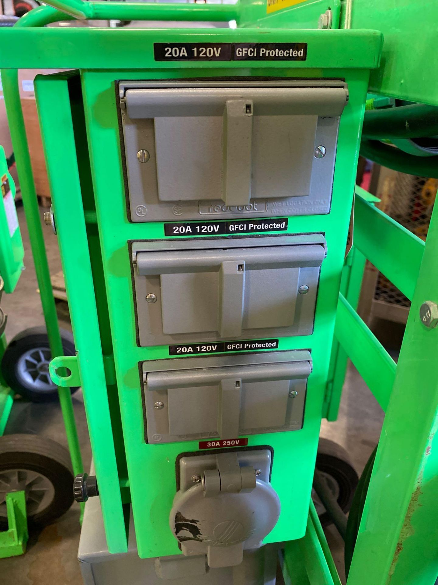 POWER TEMP SYSTEMS, INC POWER DISTRIBUTION CART, TESTED - Image 8 of 10