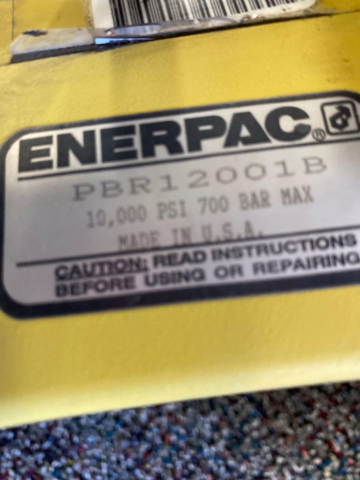 ENERPAC PBR12001B HYDRAULIC PUMP AND BATTERY CHARGER - Image 10 of 16