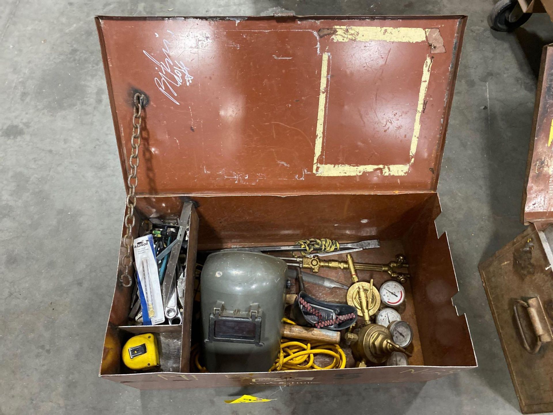 TWO KNACK BOXES WITH WELDING SUPPLIES - Image 3 of 6