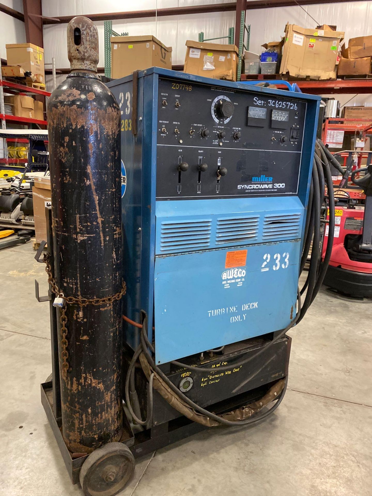 MILLER SYNCROWAVE 300 WELDER - Image 2 of 5