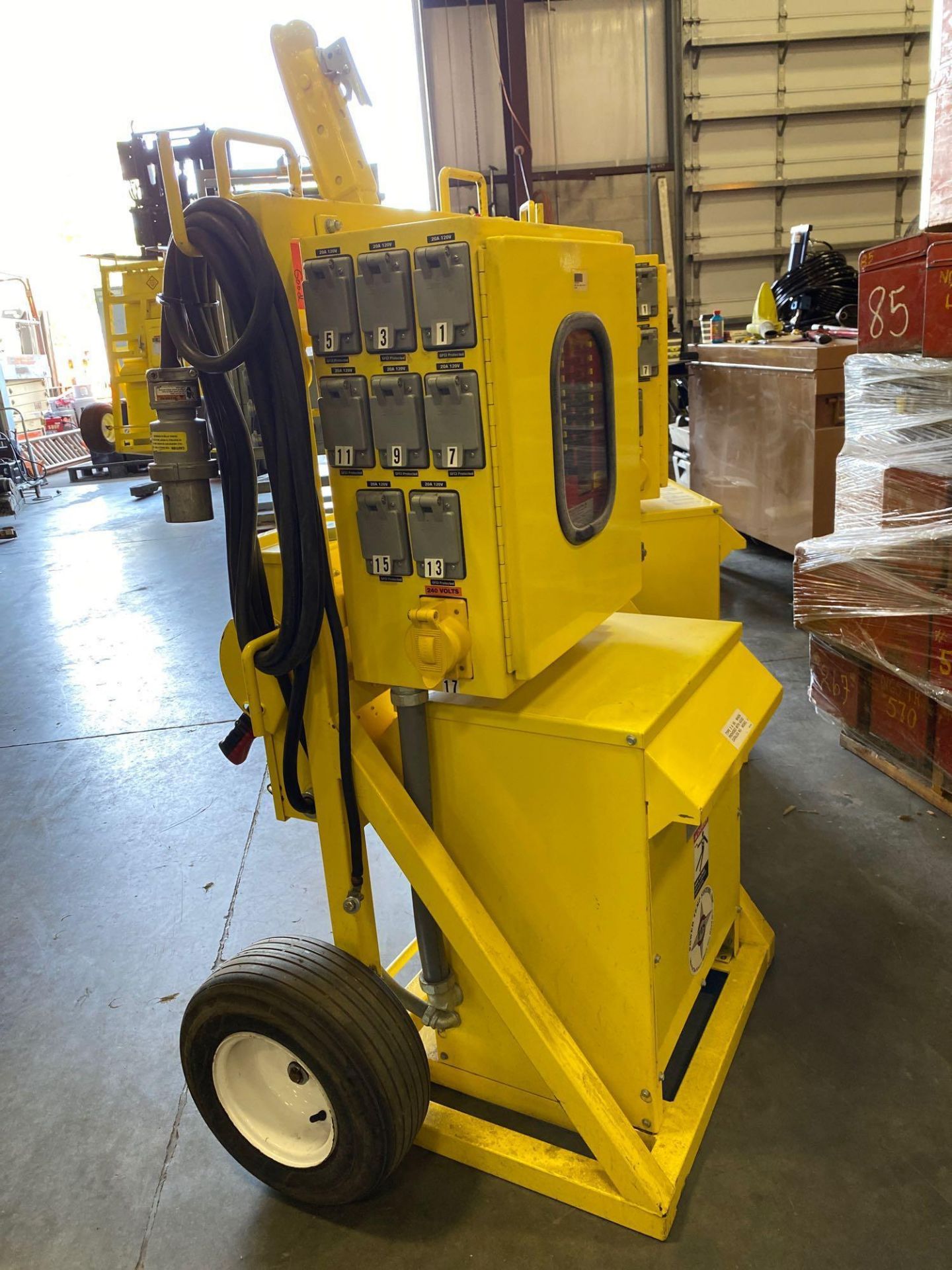 POWERTEMP GFT-30-Y POWER DISTRIBUTION CART, 36/83 AMP - Image 4 of 10