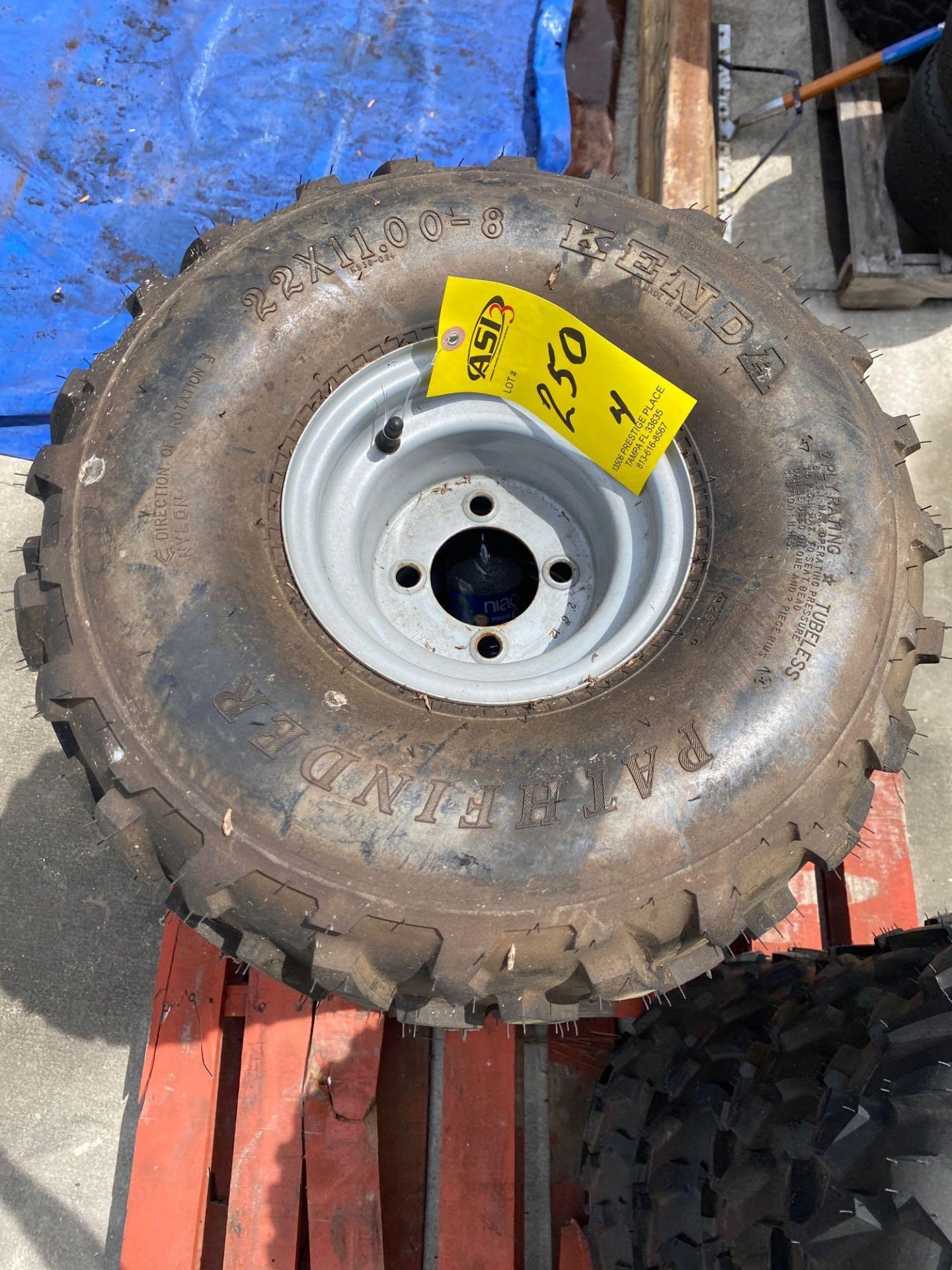 SET OF TIRES WITH RIMS - Image 2 of 2
