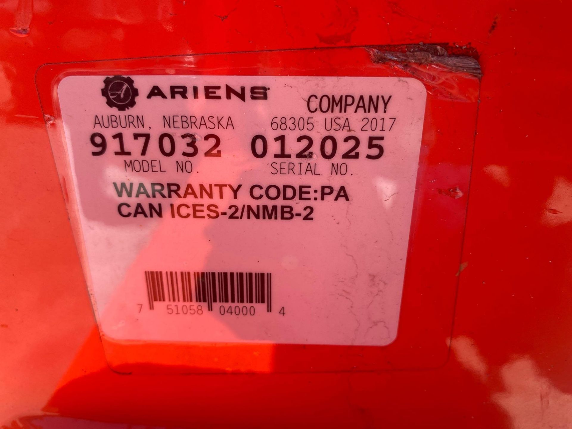 ARIENS 917032 34-TON 25" SPLITTING CAPACITY LOG CUTTER, TOW-BEHIND - Image 15 of 16