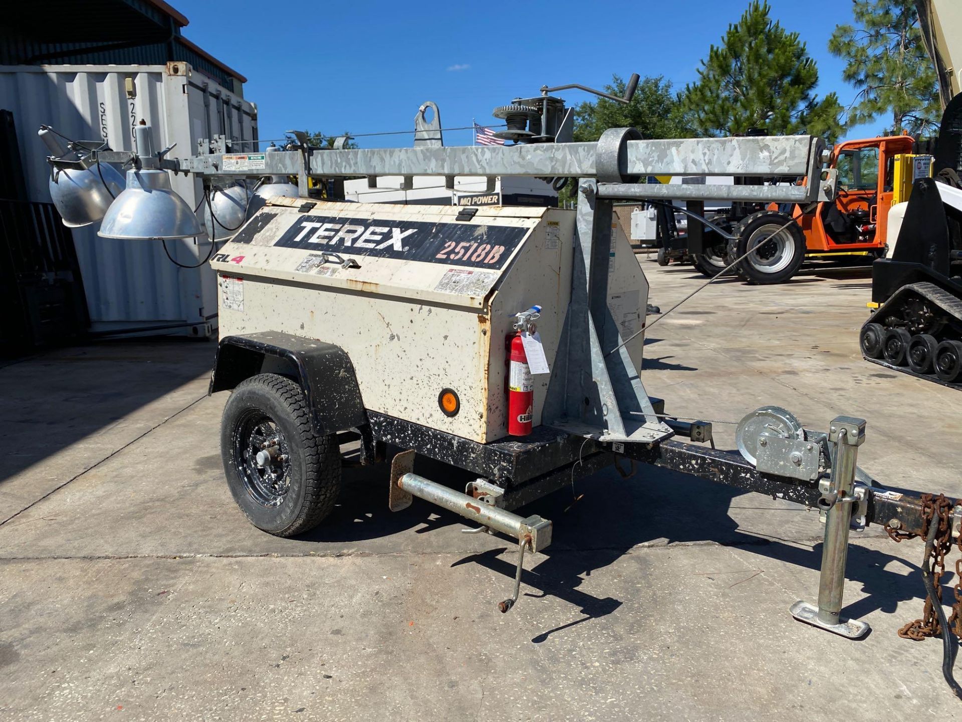 2015 TEREX RL4 DIESEL LIGHT TOWER/GENERATOR, TRAILER MOUNTED, 6KW, RUNS AND OPERATES - Image 2 of 7