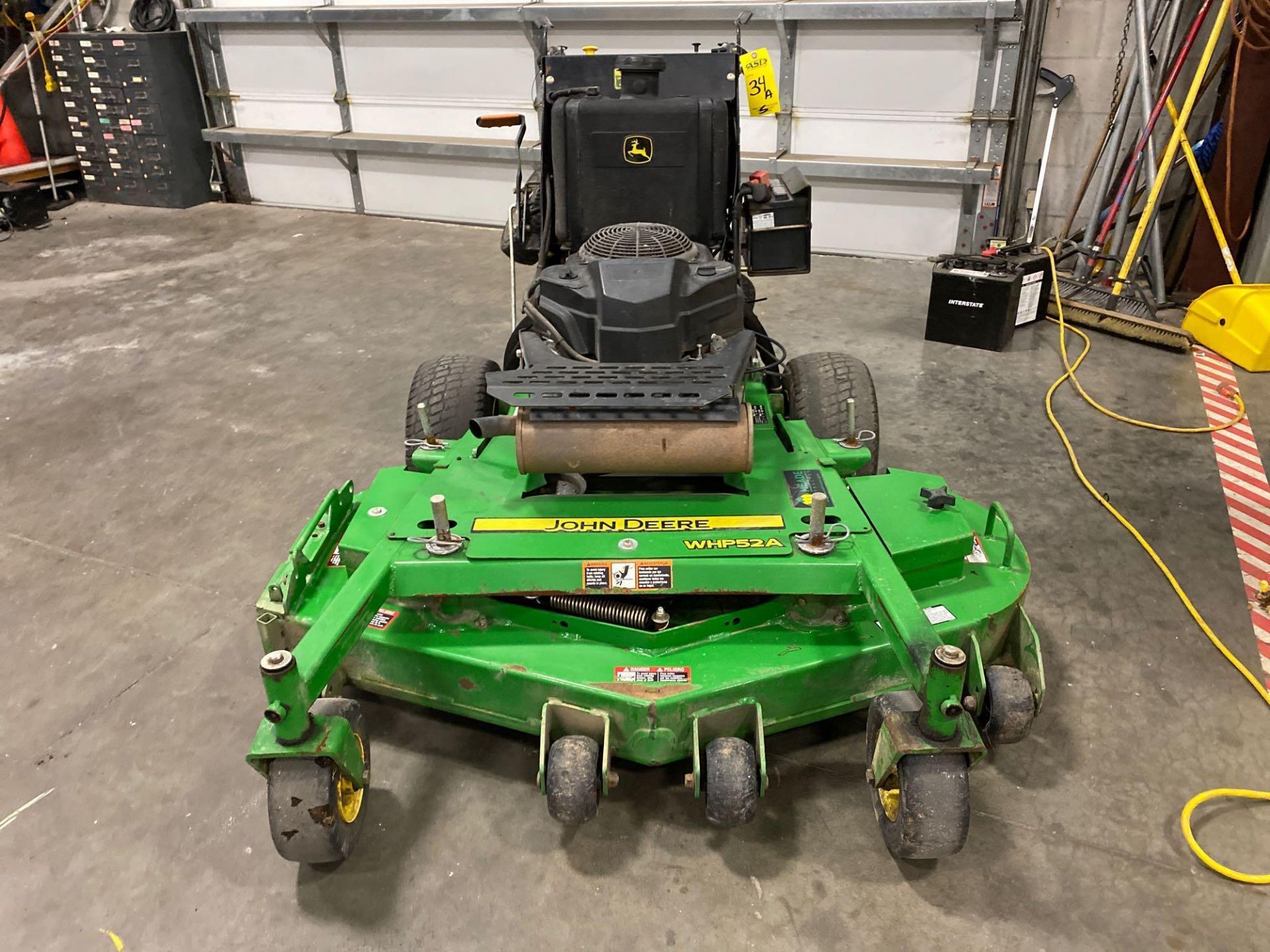 JOHN DEERE MOWER JOHN DEERE WHP52A MOWER, 52" DECK, RUNS AND OPERATES