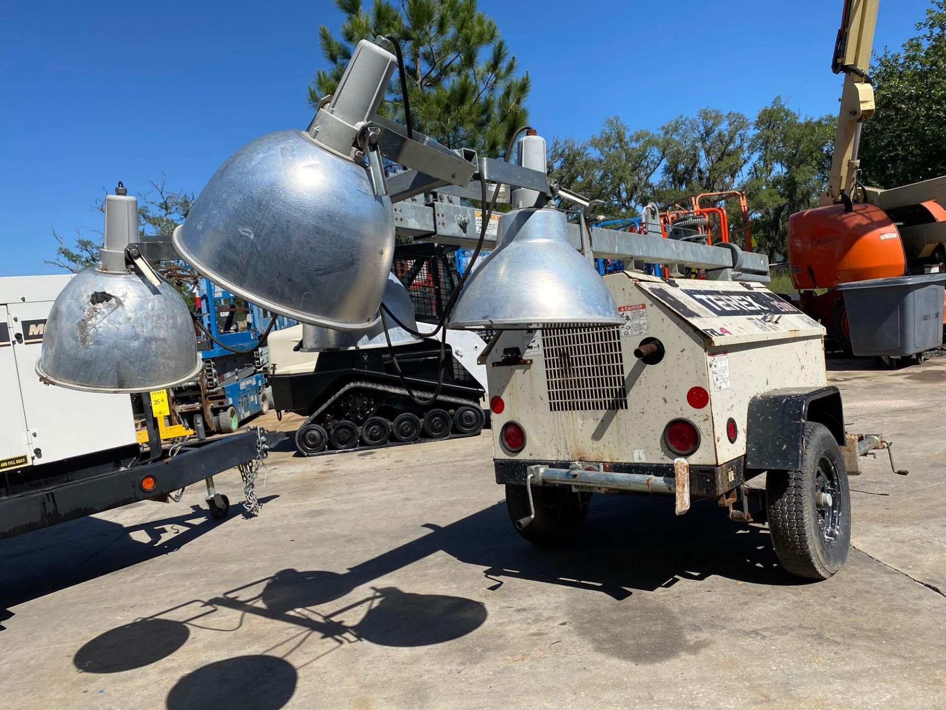 2015 TEREX RL4 DIESEL LIGHT TOWER/GENERATOR, TRAILER MOUNTED, 6KW, RUNS AND OPERATES - Image 4 of 7