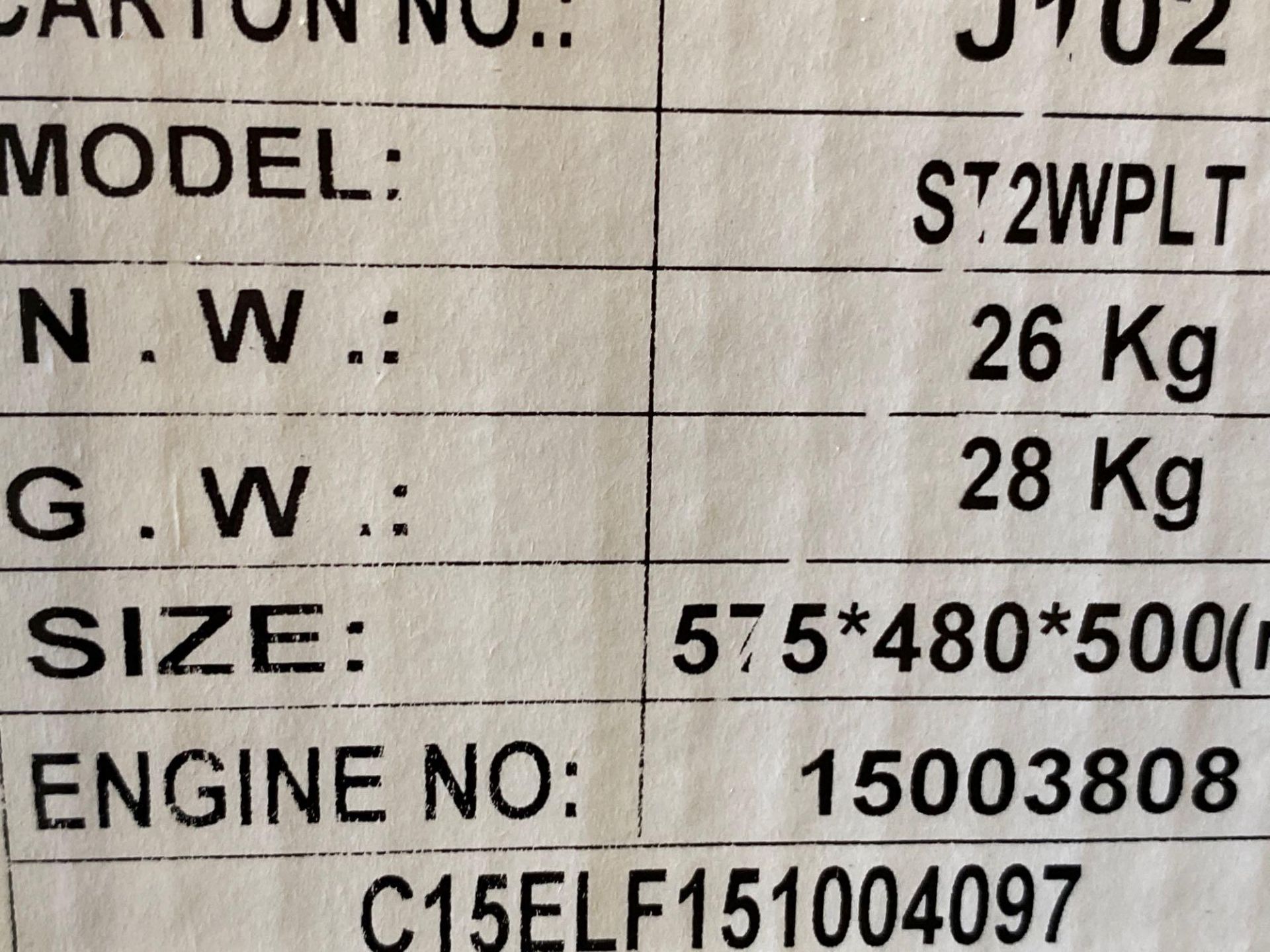 UNUSED STANLEY 2" DEWATERING PUMP MODEL ST2WPLT - Image 3 of 3