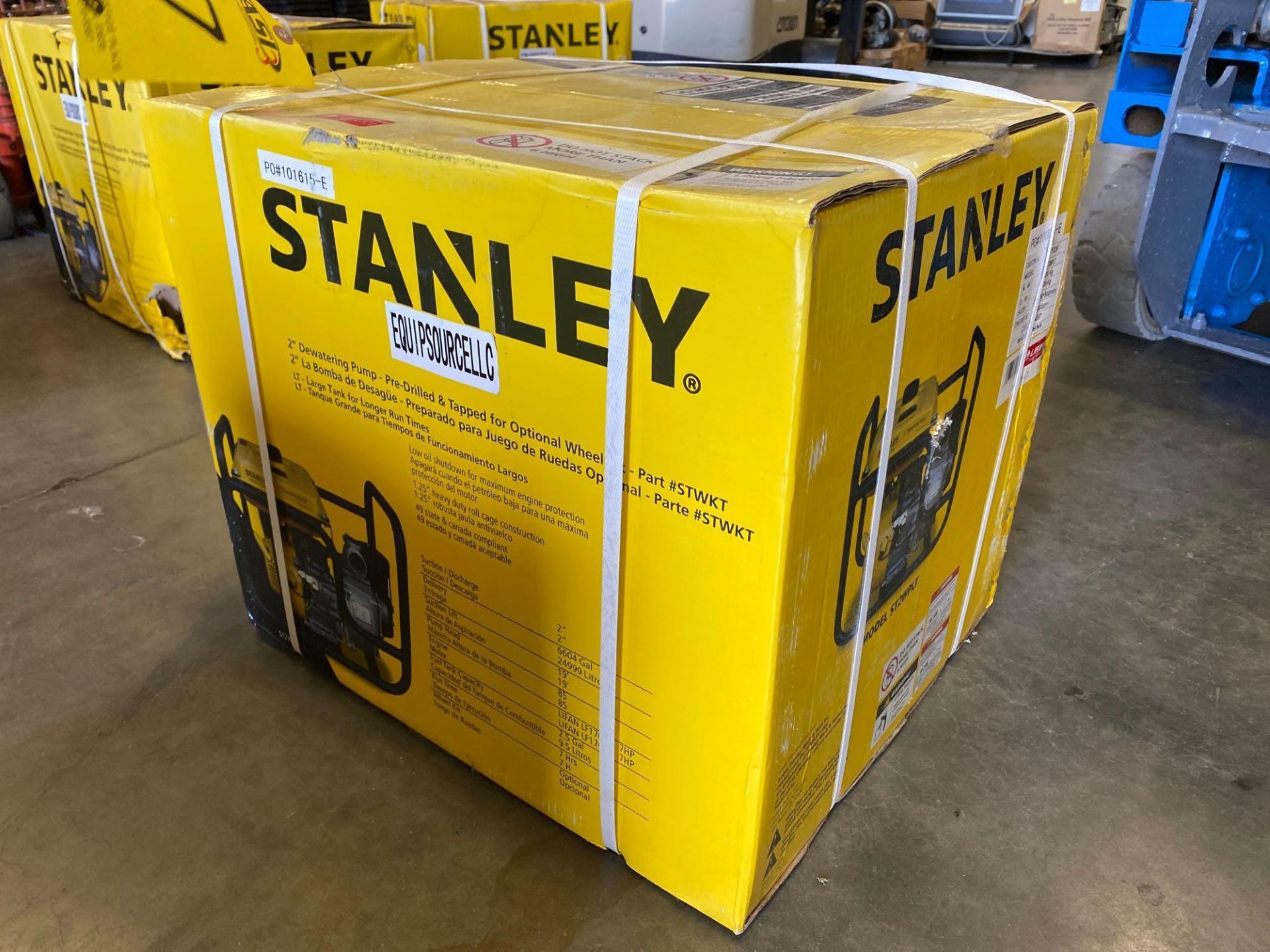 UNUSED STANLEY 2" DEWATERING PUMP MODEL ST2WPLT