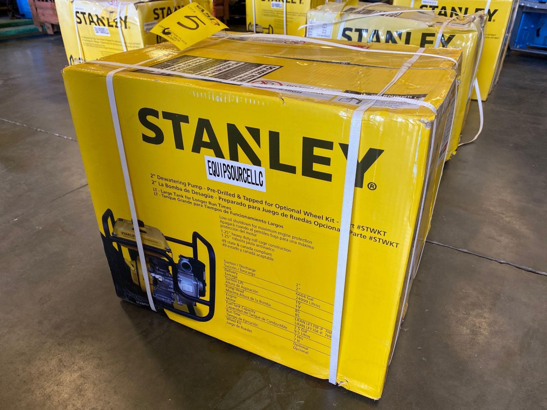 UNUSED STANLEY 2" DEWATERING PUMP MODEL ST2WPLT