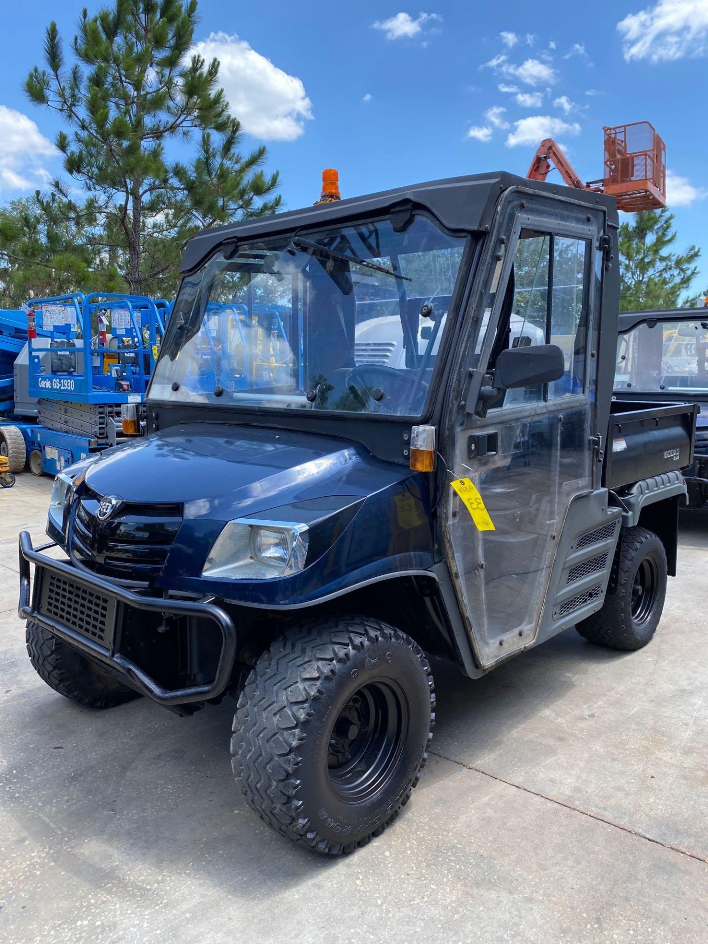 CUSHMAN 1600XD DIESEL UTV, 4x4, ENCLOSED CAB, RUNS AND DRIVES