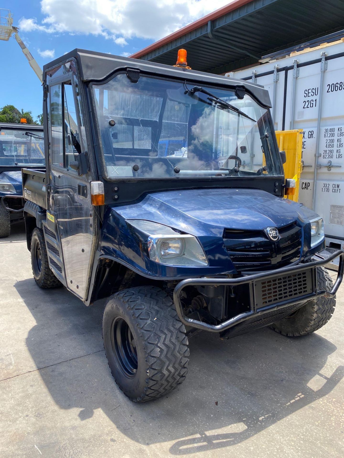 CUSHMAN 1600XD DIESEL UTV, 4x4, ENCLOSED CAB, RUNS AND DRIVES - Image 2 of 9