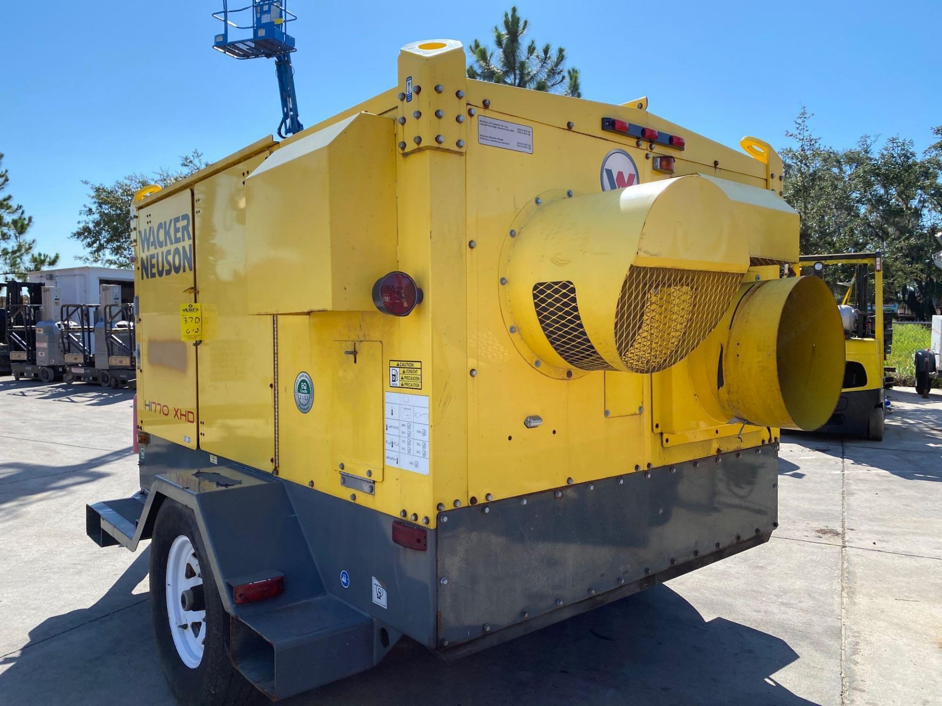 2011 WACKER NEUSON HI770 XHD INDUSTRIAL HEATER/GENERATOR, RUNS AND OPERATES - Image 5 of 13