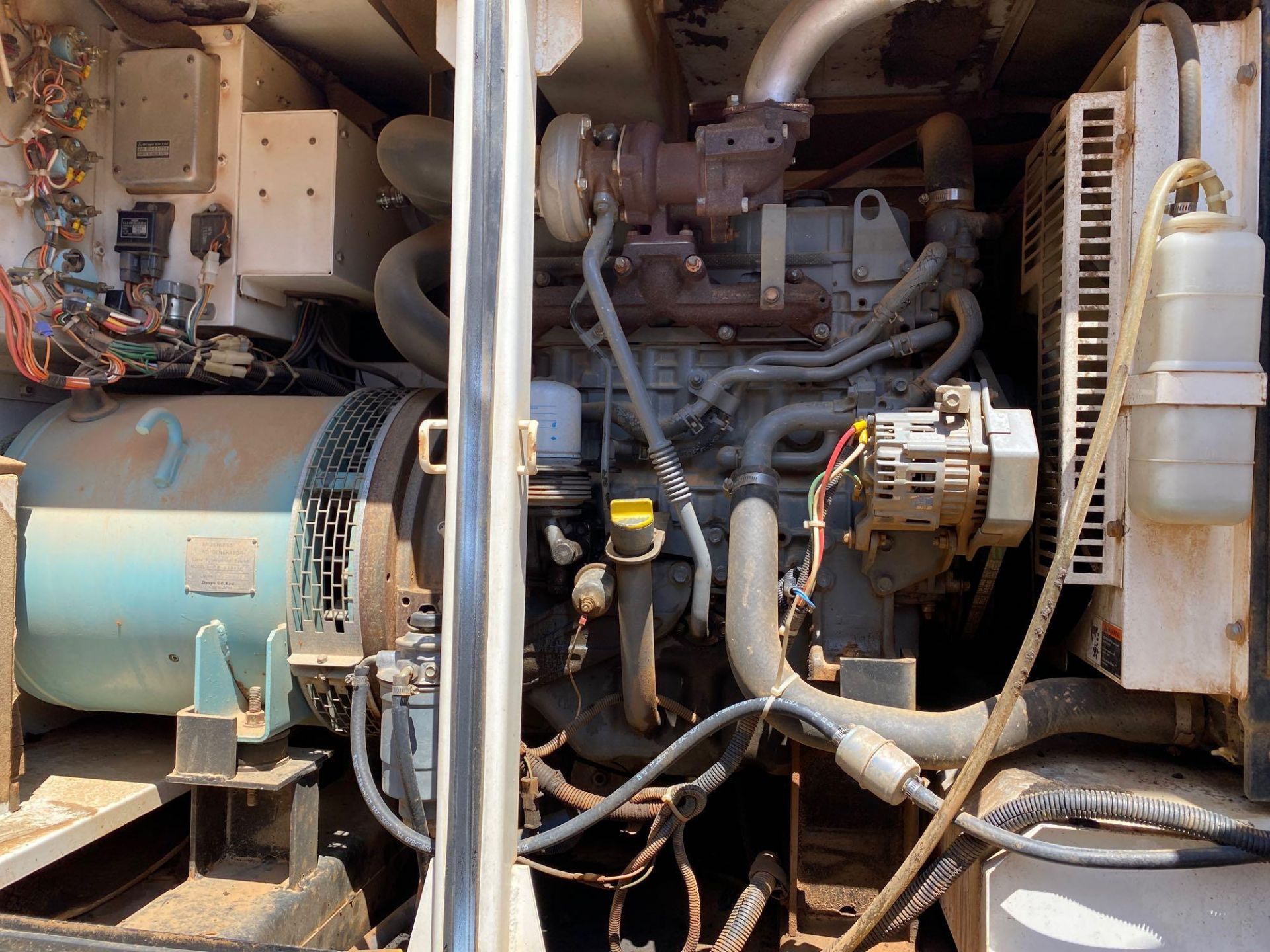 MQ POWER DIESEL TRAILER MOUNTED GENERATOR, 45KVA/36KW, MODEL DB-050112, RUNS AND OPERATES - Image 6 of 12