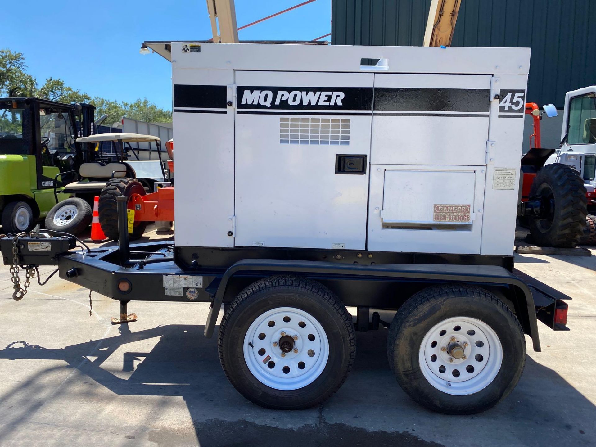 MQ POWER DIESEL TRAILER MOUNTED GENERATOR, 45KVA/36KW, MODEL DB-050112, RUNS AND OPERATES - Image 5 of 12