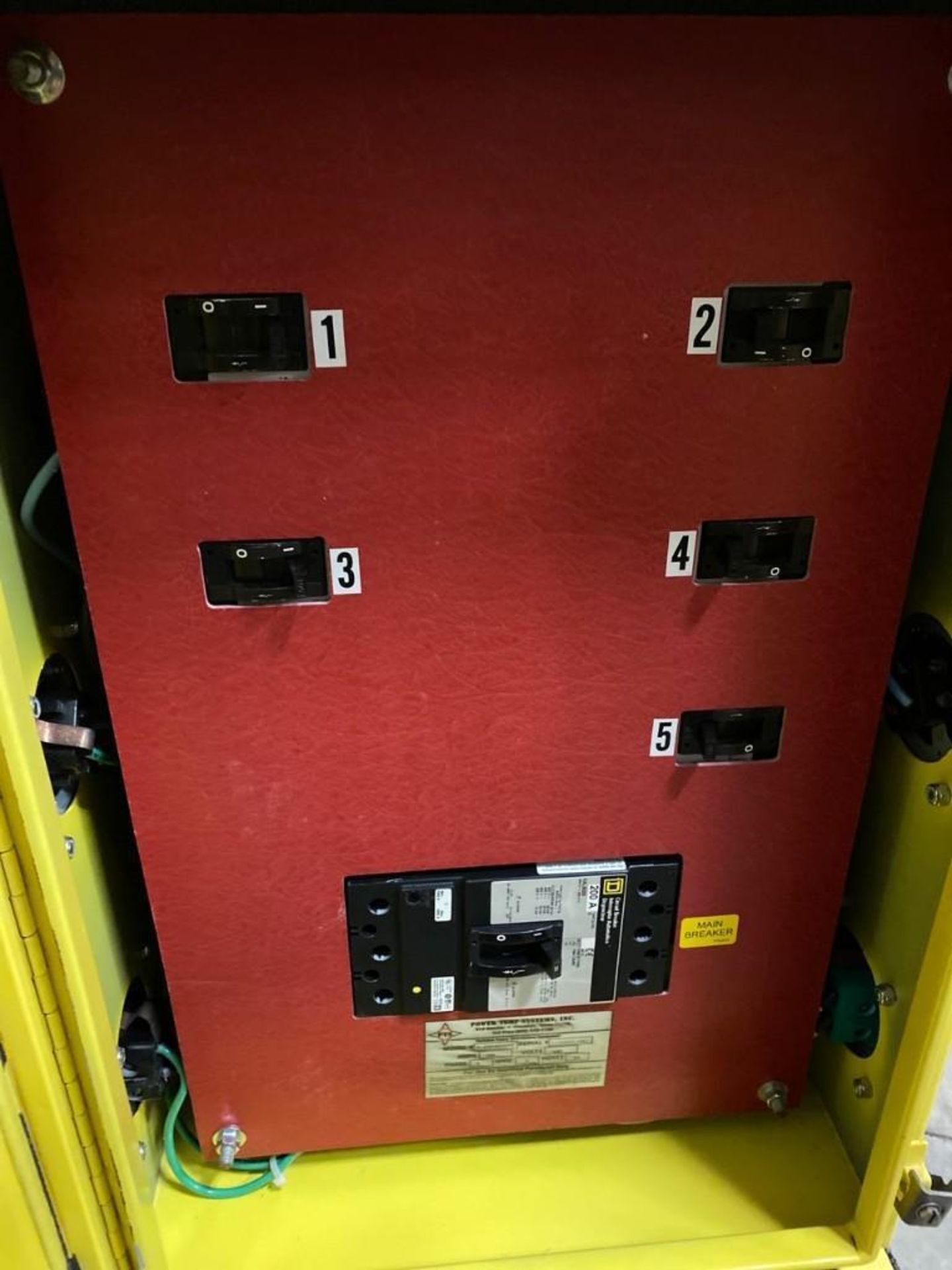 POWER TEMP SYSTEMS PORTABLE POWER DISTRIBUTION CENTER, 200 AMP, 3 PHASE, 60 HERTZ - Image 5 of 9