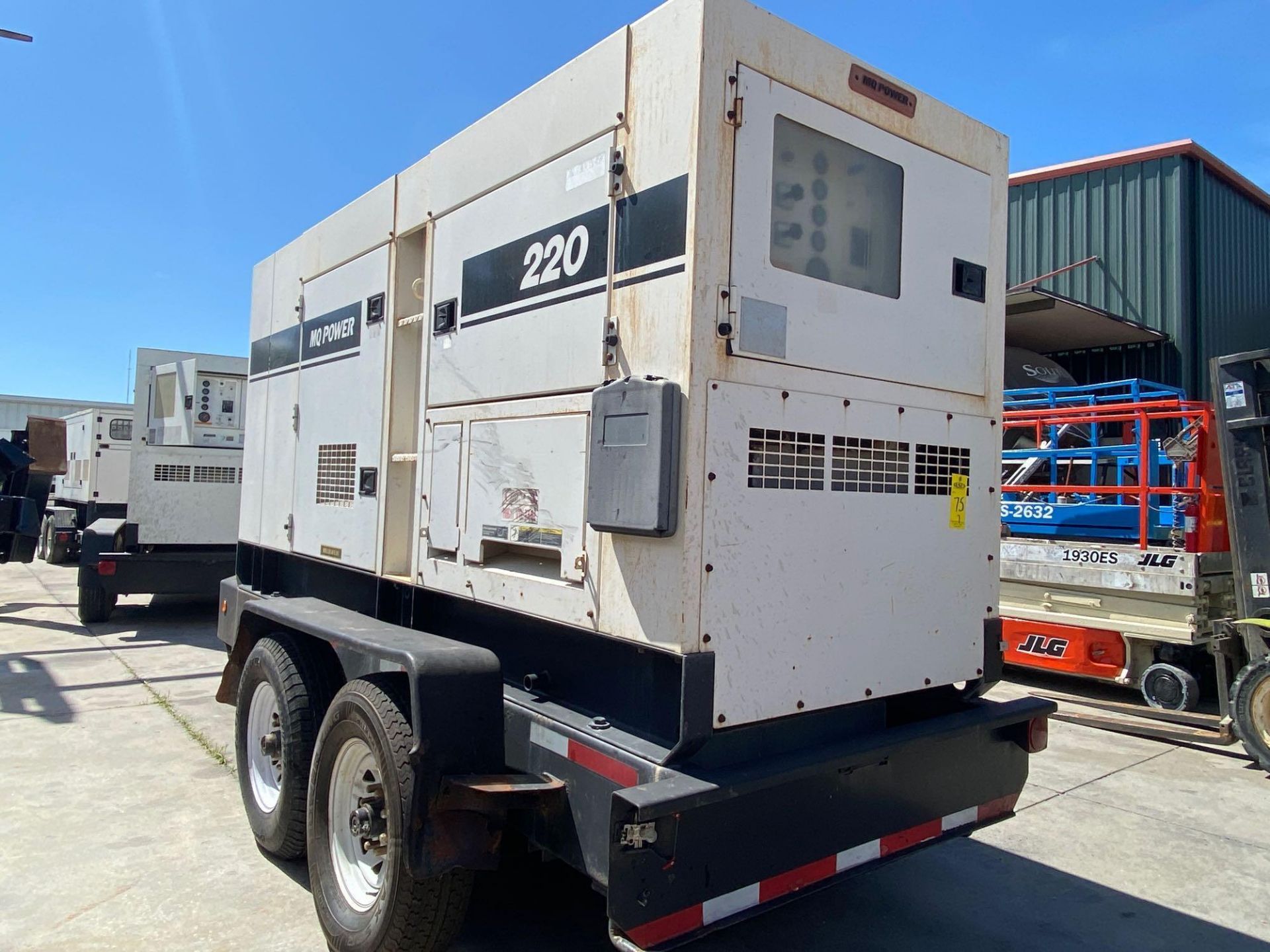 MQ POWER WHISPERWATT 220 KVA DIESEL GENERATOR, TRAILER MOUNTED, BUILT IN FUEL TANK, VOLVO DIESEL, 31 - Image 2 of 12