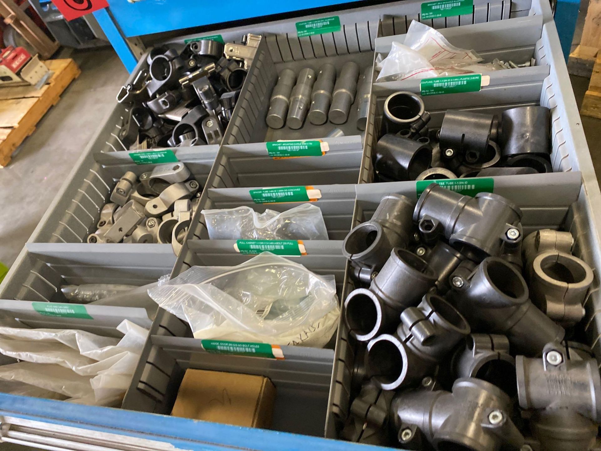 6 DRAWER PARTS CABINET LOADED FULL OF CONTENTS - Image 5 of 9