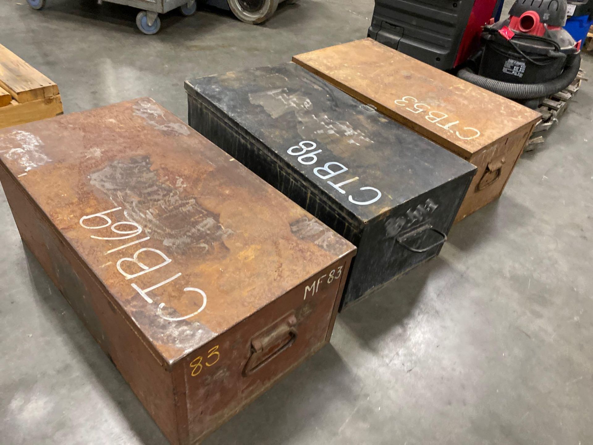 THREE TOOL/KNACK BOXES