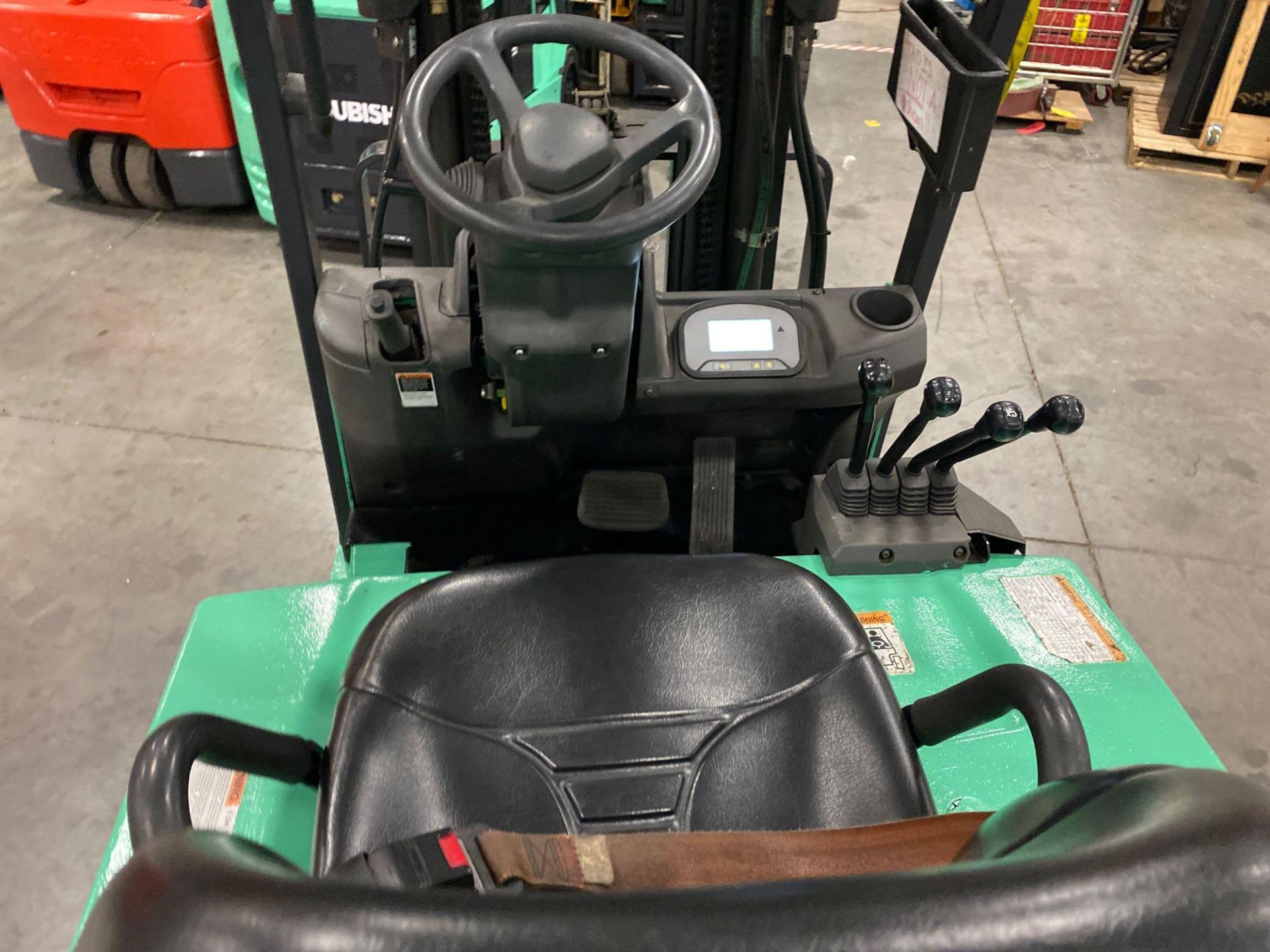 2016 MITSUBISHI FBC25N2 ELECTRIC FORKLIFT, APPROX. 4,500 LB CAPACITY - Image 8 of 12