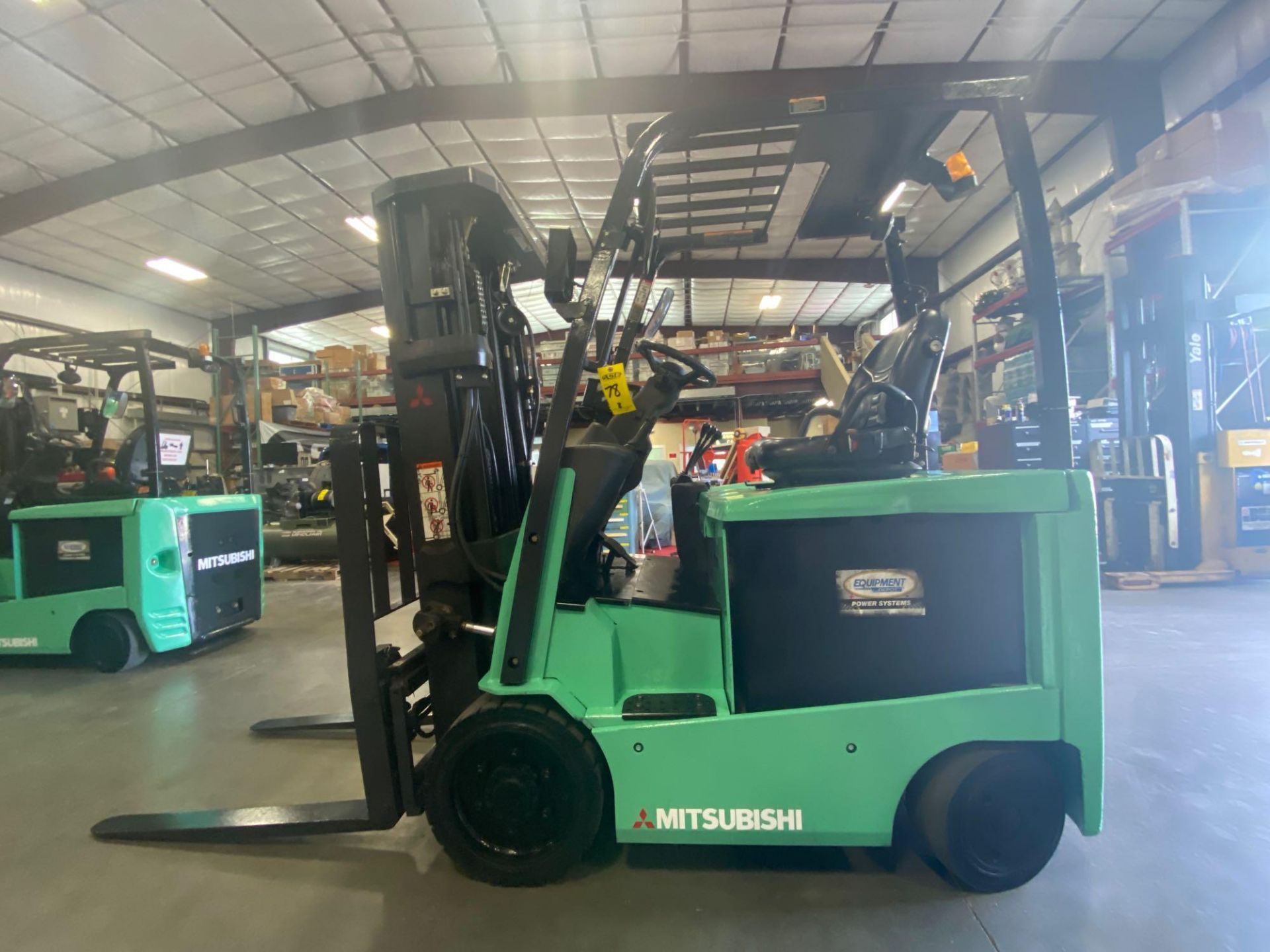 2016 MITSUBISHI FBC25N2 ELECTRIC FORKLIFT, APPROX. 4,500 LB CAPACITY - Image 4 of 7