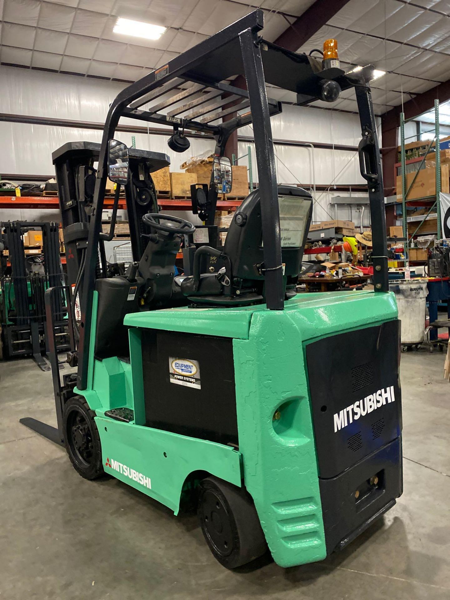 2016 MITSUBISHI FBC25N2 ELECTRIC FORKLIFT, APPROX. 4,500 LB CAPACITY - Image 6 of 12