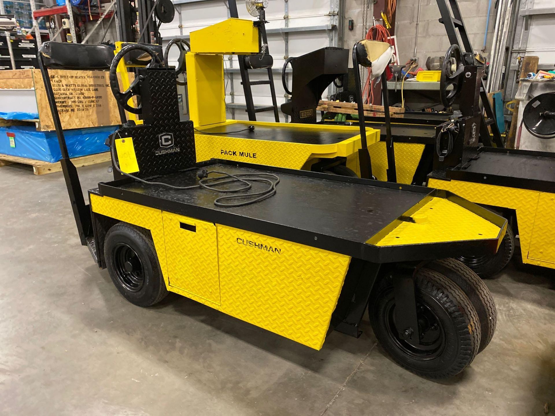 2014 CUSHMAN ELECTRIC CART WITH BUILT IN BATTERY CHARGER - Image 3 of 5