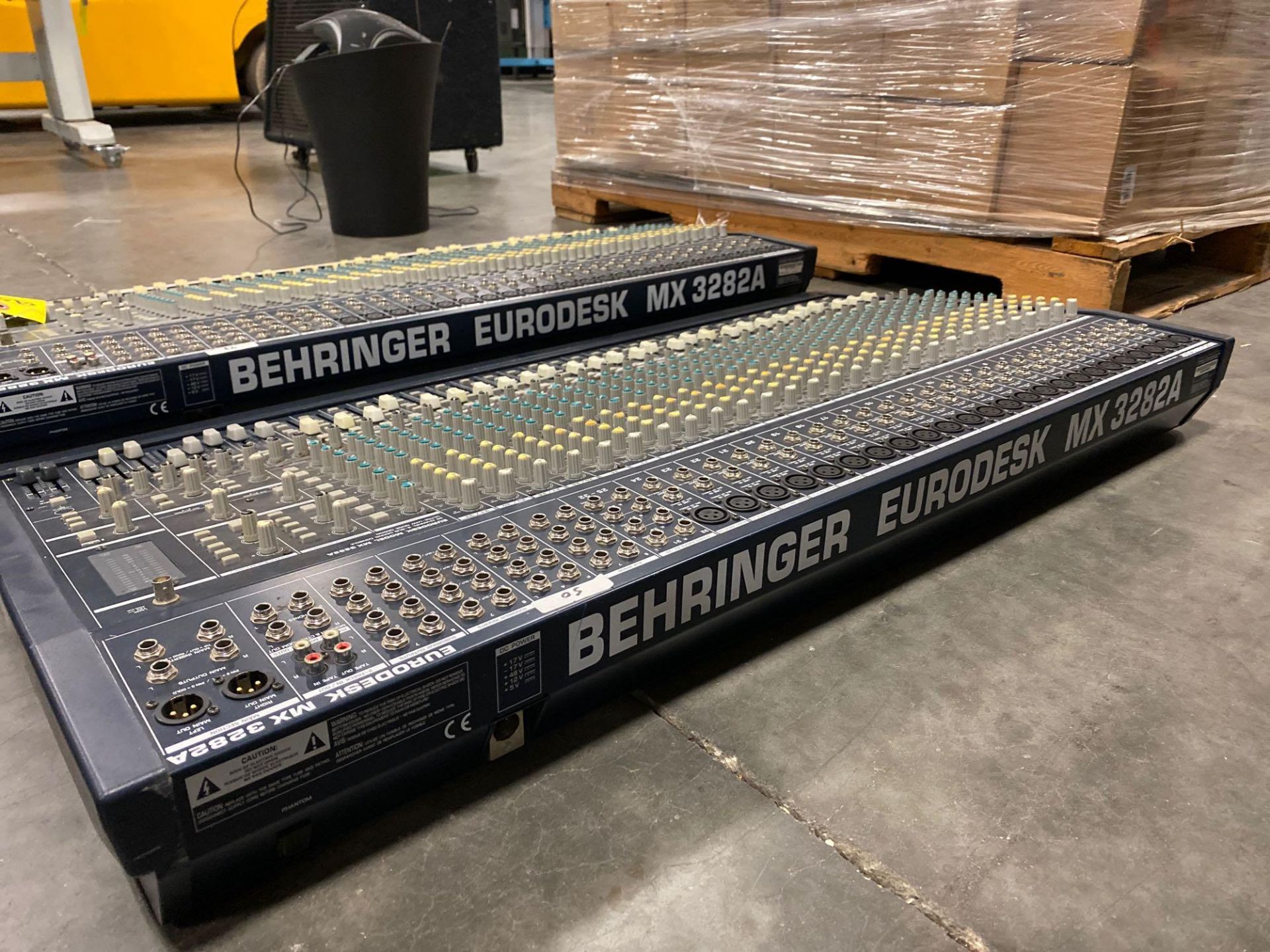 TWO BERINGER EURODESK MX 3282A MIXING BOARDS - Image 4 of 5