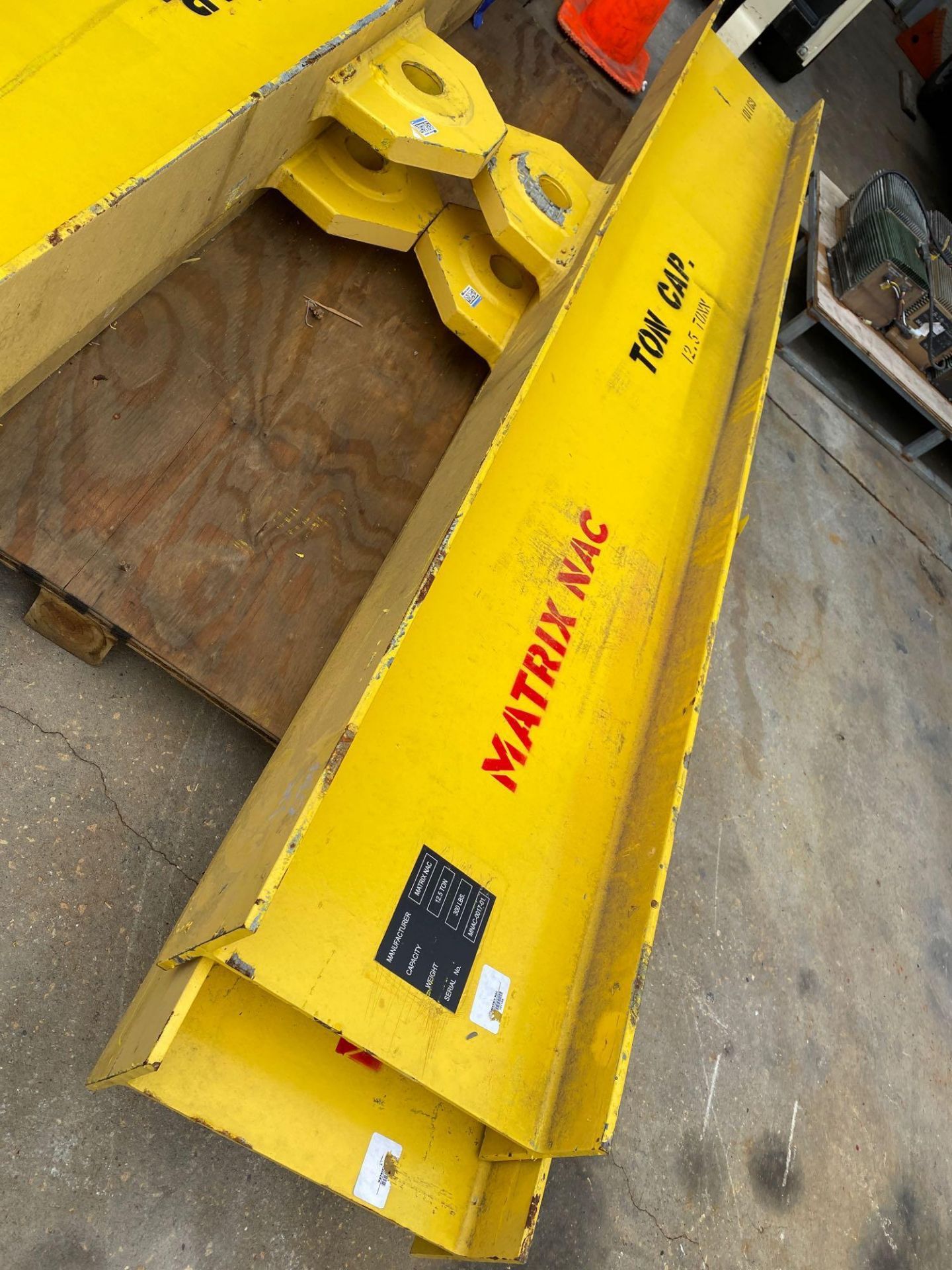 TWO 12.5 TON CAPACITY LIFTING BEAMS